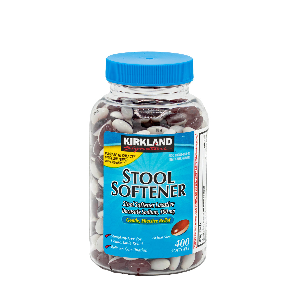 Kirkland Signature Stool Softener, 100 mg, 400 Softgels