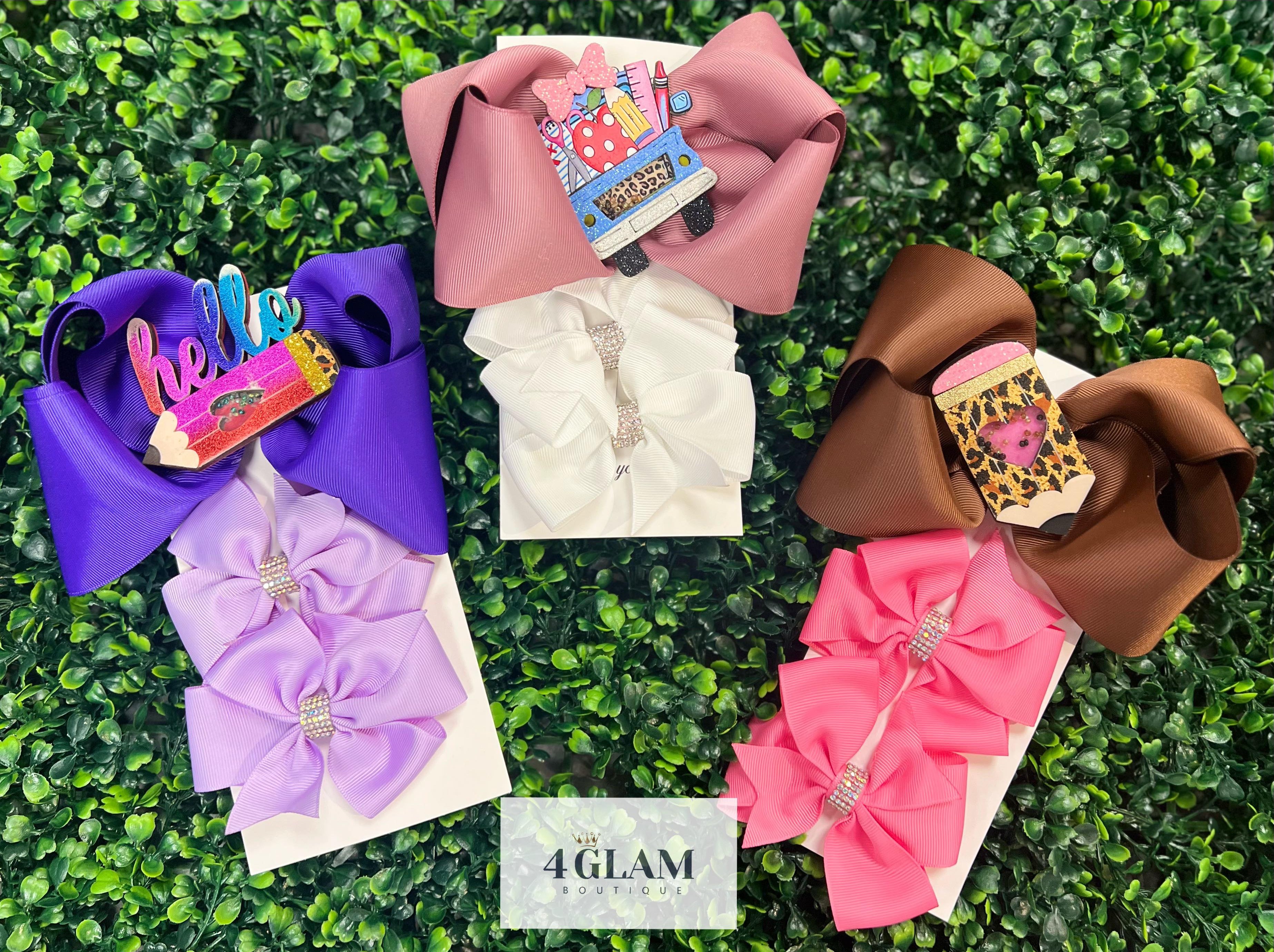  Back to School Bows 