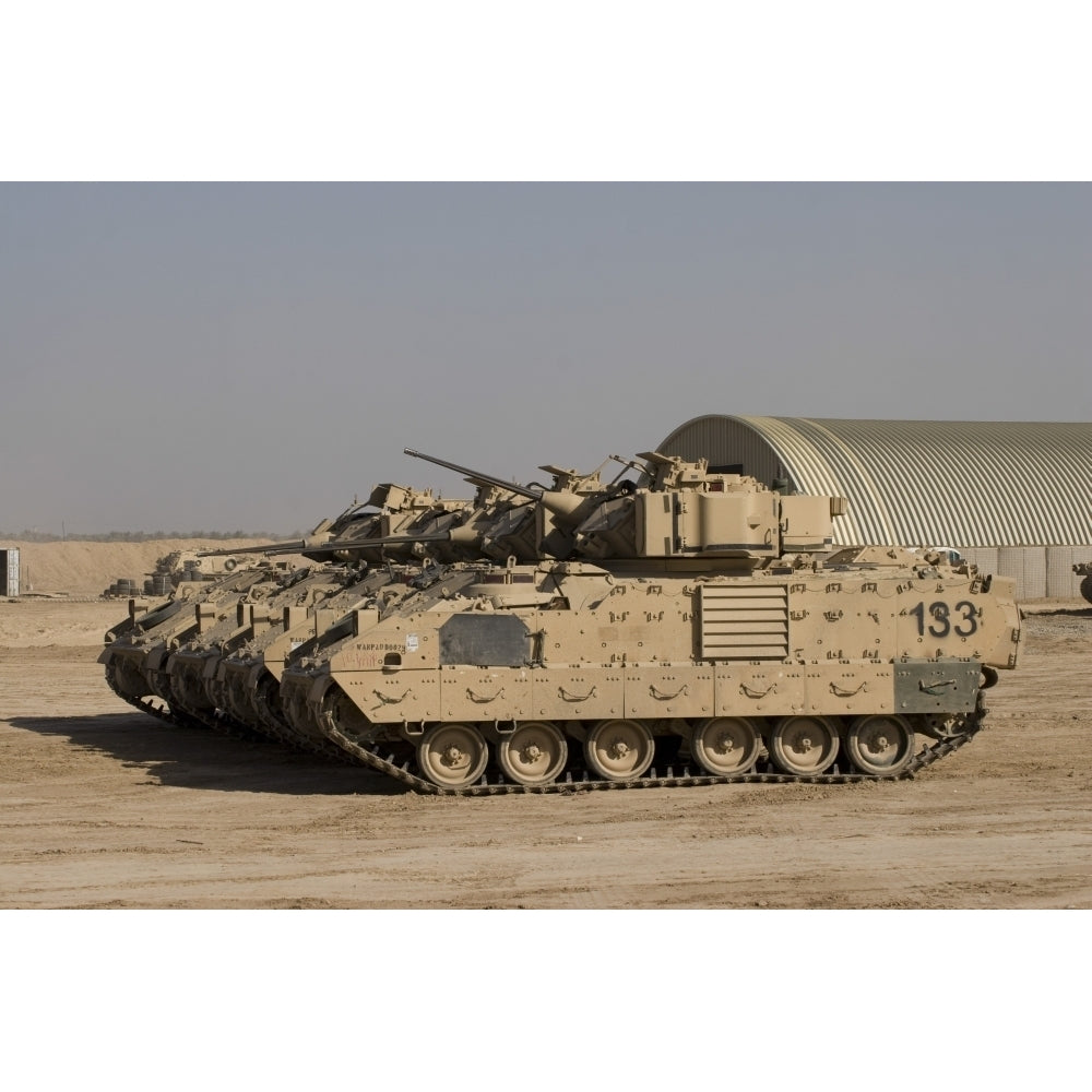 M2/M3 Bradley Fighting Vehicles Poster Print