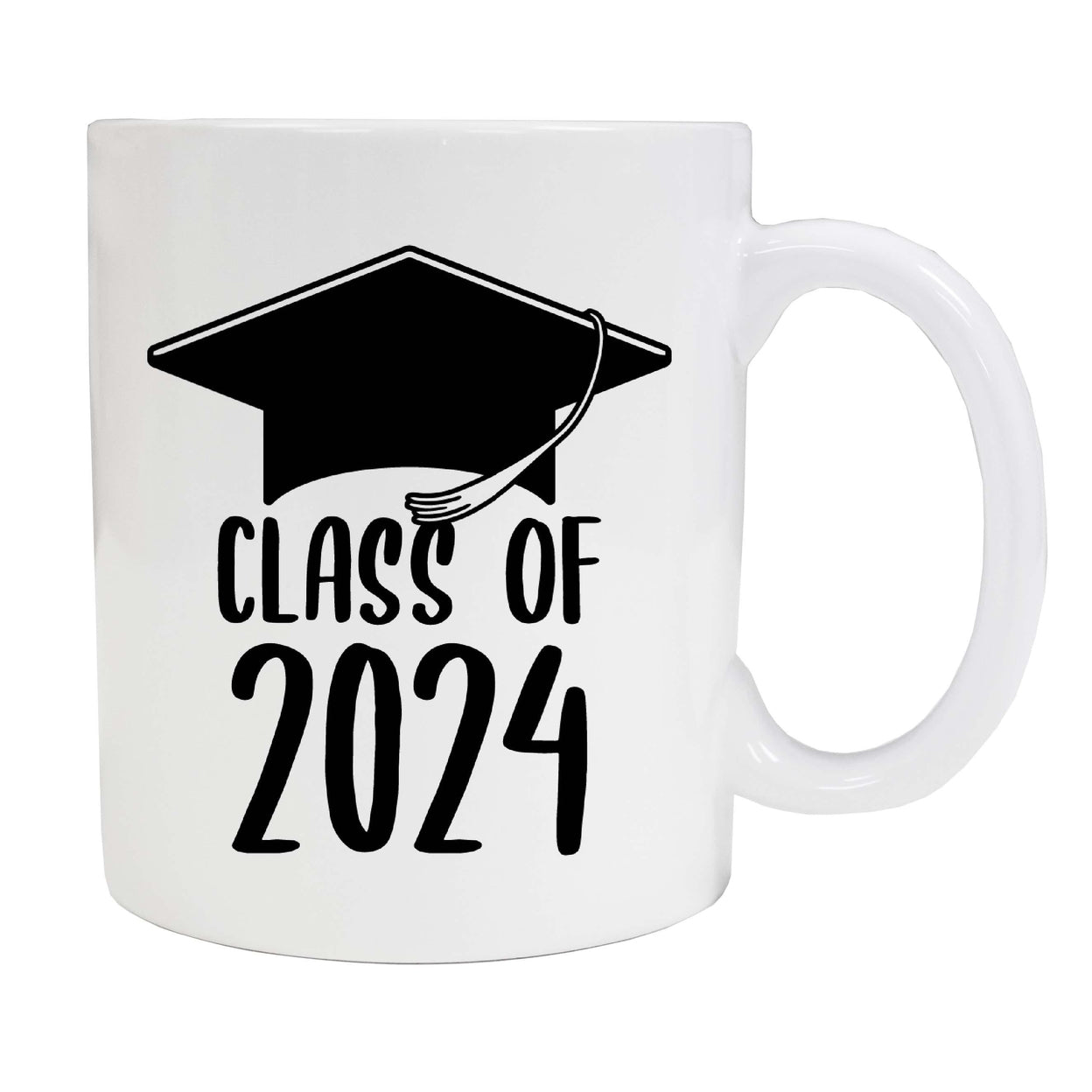 Class of 2024 Graduation 12 oz Ceramic Coffee Mug Black