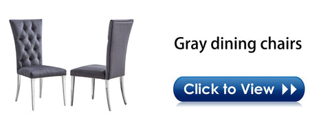 Title: Elevate Your Dining Experience with Grey Velvet Upholstered Chairs Introduction: When it comes to creating a stylish and inviting dining area, the right furniture plays a crucial role. Grey velvet upholstered dining room chairs with button-tufted back and silver stainless steel legs are an excellent choice to add a touch of luxury and comfort to your dining space. In this blog post, we will explore the benefits of these elegant chairs and how they can enhance your dining experience. 1. Exquisite and Luxurious Appearance: The craftsmanship on the upholstery and button-tufted back gives these dining chairs a luxurious and elegant look. The concise and vogue lines add a sense of sophistication to your dining area, making it visually appealing. The exquisite design and beautiful grey velvet upholstery elevate the overall aesthetics of the space, creating a stylish and refined ambiance. 2. High Backrest for Enhanced Comfort: These dining chairs are designed with a high backrest, providing excellent support and comfort during meals. The generous backrest not only offers a comfortable seating experience but also promotes good posture. Whether you are enjoying a leisurely dinner or engaging in lively conversations with family and friends, the high backrest ensures that you can sit back and relax in utmost comfort. 3. Gorgeous Silver Stainless Steel Legs: The silver stainless steel legs of these chairs are polished and have a mirror-like finish. This adds a modern and glamorous touch to the design, especially when illuminated by ambient lighting. The interplay of light and the polished metal legs creates a stunning visual effect, making these chairs a focal point in your dining area. Additionally, the stainless steel construction ensures sturdiness and durability, with a weight-bearing capacity of at least 550 lbs. 4. Cozy and Generous Seating: These grey velvet upholstered dining chairs not only provide a sense of hierarchy to your home decoration but also offer generous seating space. The high-quality lining and richly foam-padded seat and back ensure maximum comfort. The high elasticity of the padding provides a cushioning effect, allowing you to sit comfortably for extended periods. The easy-care brown tufted upholstery adds to the overall elegance while being practical and easy to clean. Conclusion: Incorporating grey velvet upholstered dining room chairs with button tufted back and silver stainless steel legs can transform your dining area into a luxurious and inviting space. These chairs offer a perfect blend of style and comfort, with their elegant appearance and high backrest providing optimum support. The mirror-like finish of the silver stainless steel legs adds a touch of modernity, making these chairs a visual delight in any lighting condition. Elevate your dining experience and create lasting memories with these exquisite grey velvet dining chairs.