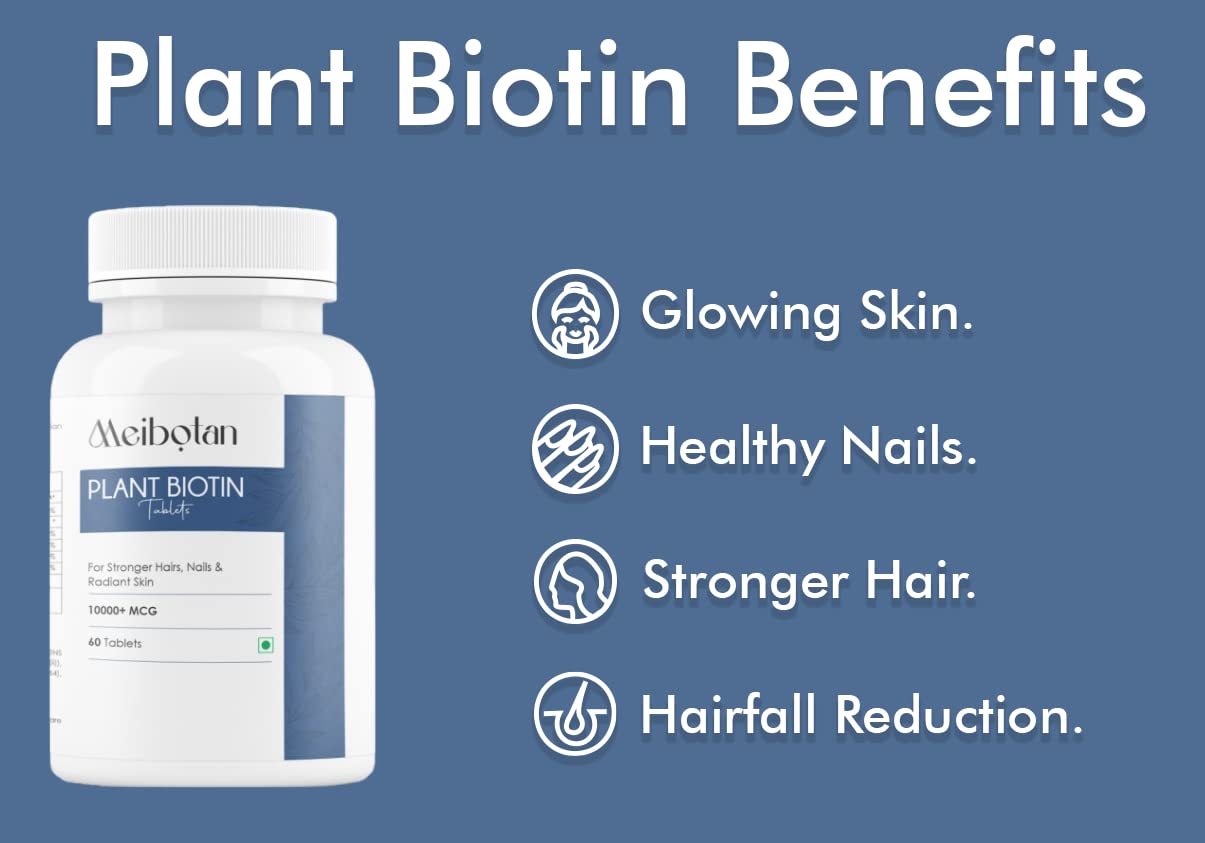 Meibotan Plant Biotin - 60 tabs