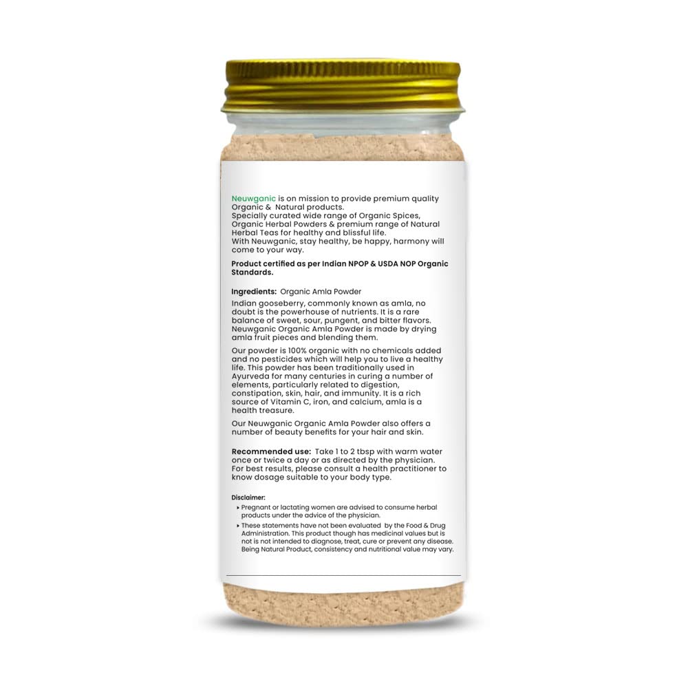 Neuwganic - Organic Amla Powder - 200 Grams
