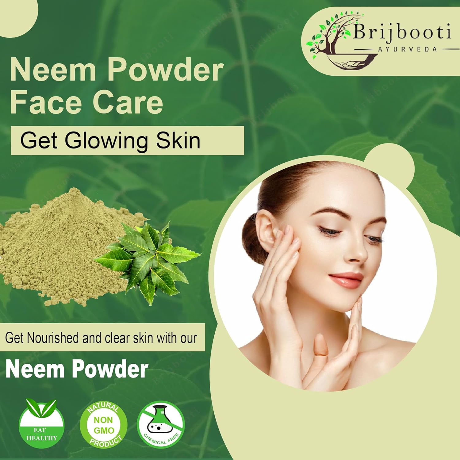 Brijbooti Neem Powder - 200 gms