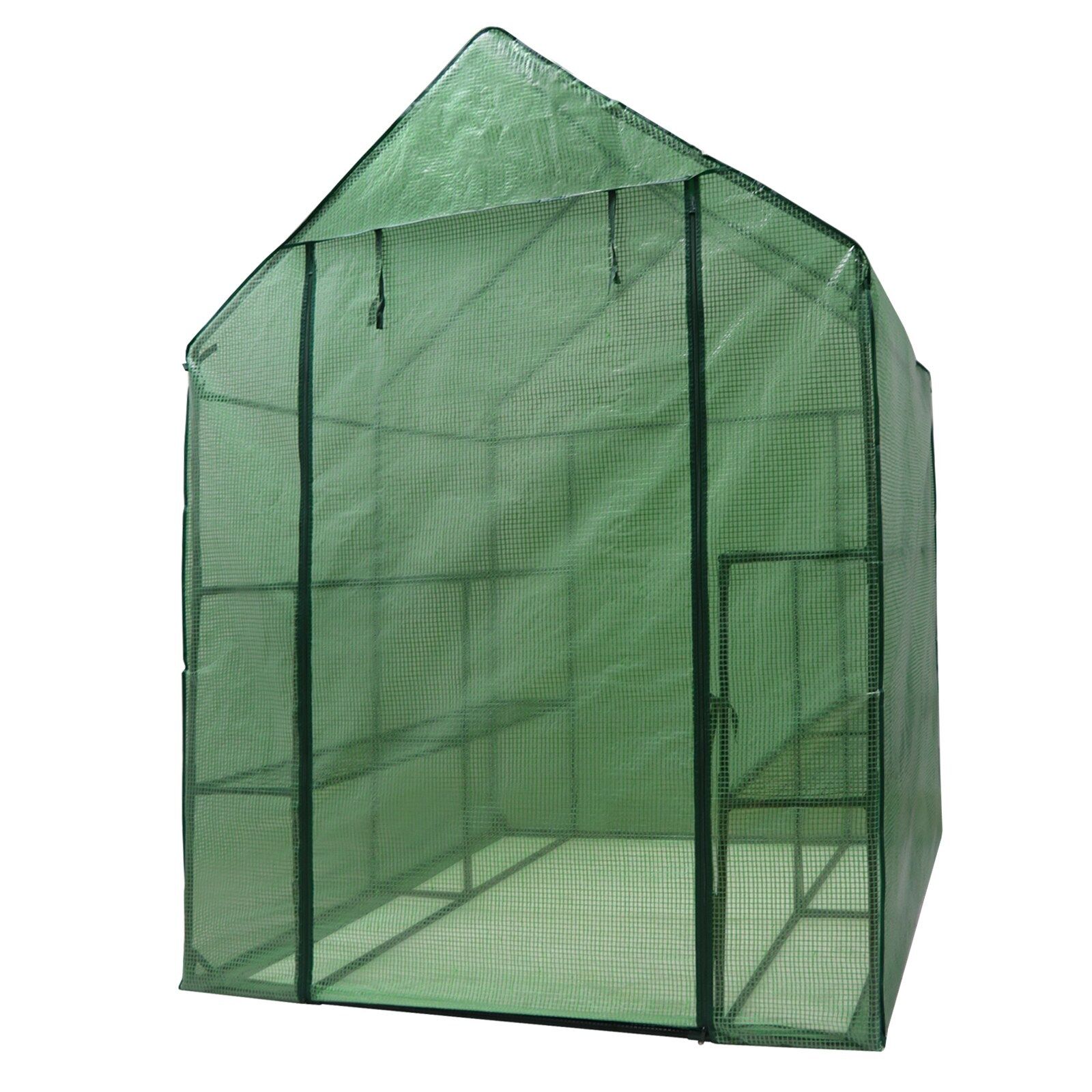 8 Shelves 3 Tiers Walk In Greenhouse for Planter Portable Green House Outdoor