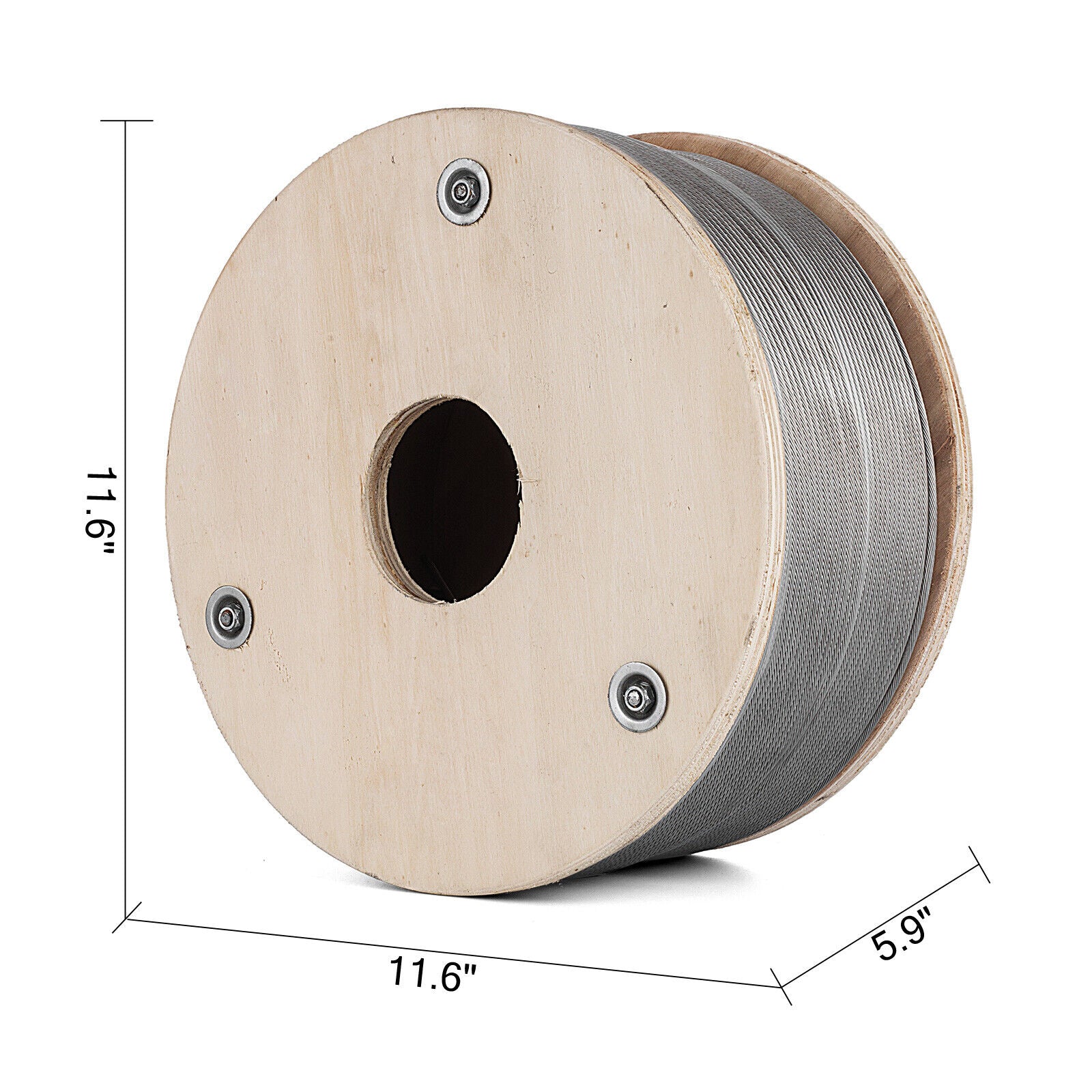 Cable Railing Kit 500ft T316 Stainless Cable Wire Rope 1/8