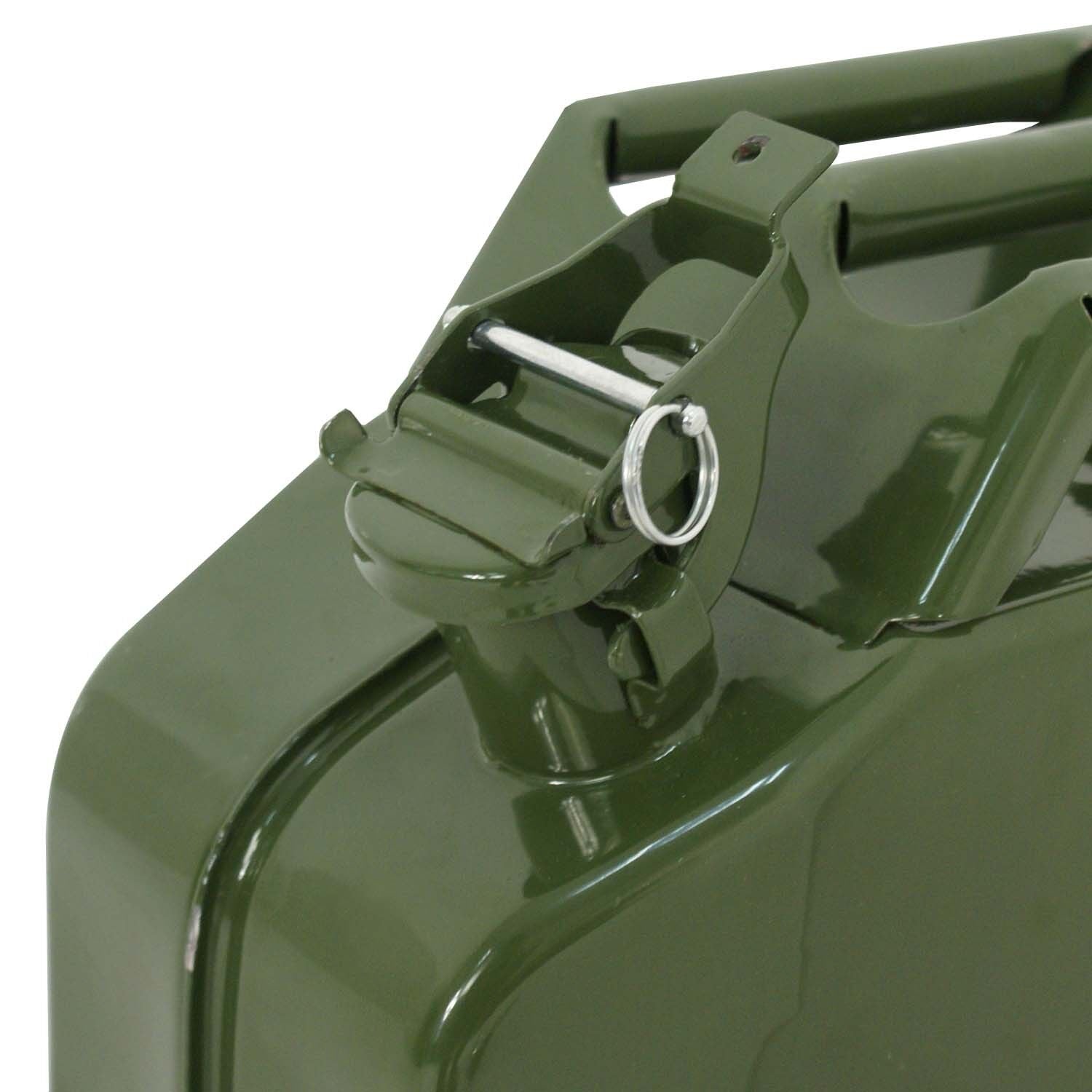 4pcs Jerry Can 5 Gallon 20L Gas Gasoline  Army Army Backup Metal Steel Tank