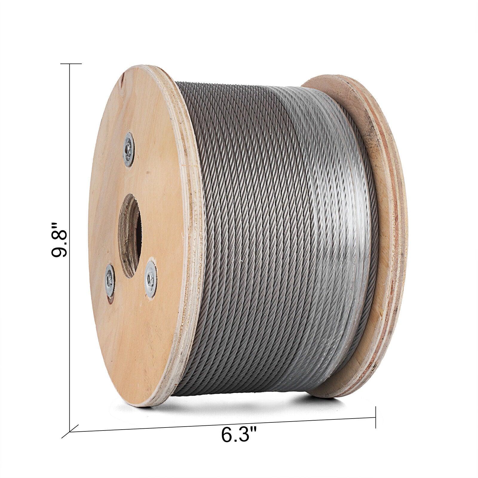 T304 Stainless Steel Cable Wire Rope 3/16