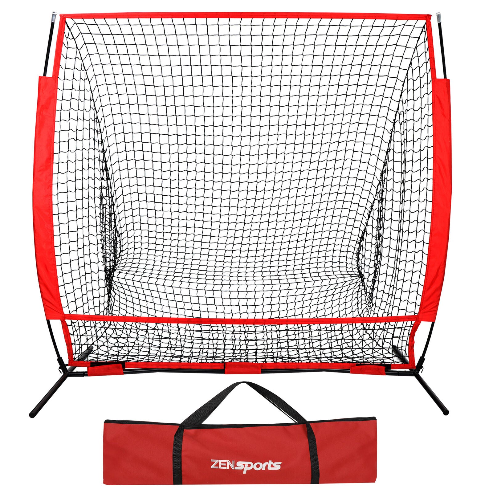 5x5FT Baseball Training Aids Net Softball Hitting Batting Practice W/ Carry Bag