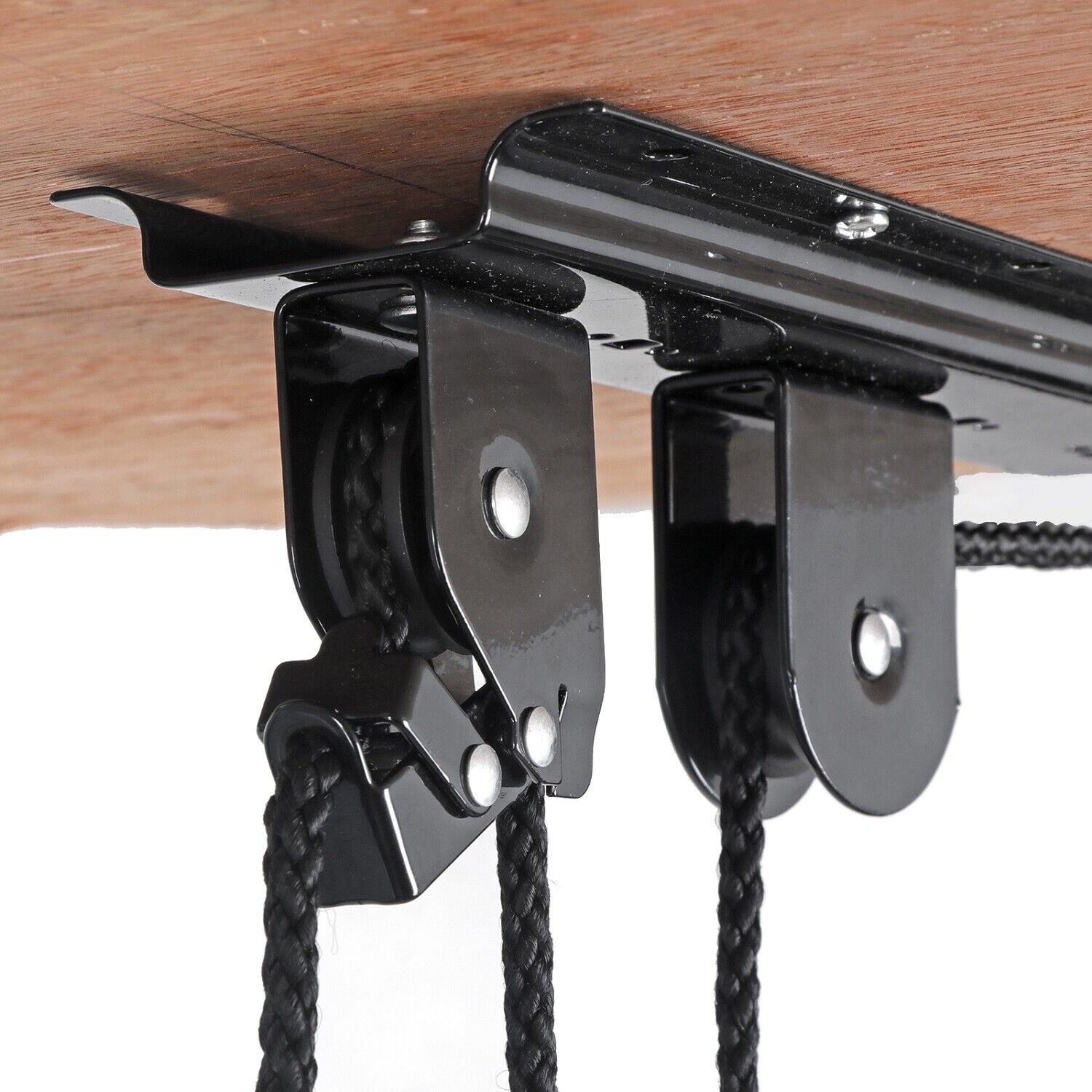 Heavy Duty Bike Hoist Pulley Lift Garage Ceiling Storage Rack W/ Safety Lock