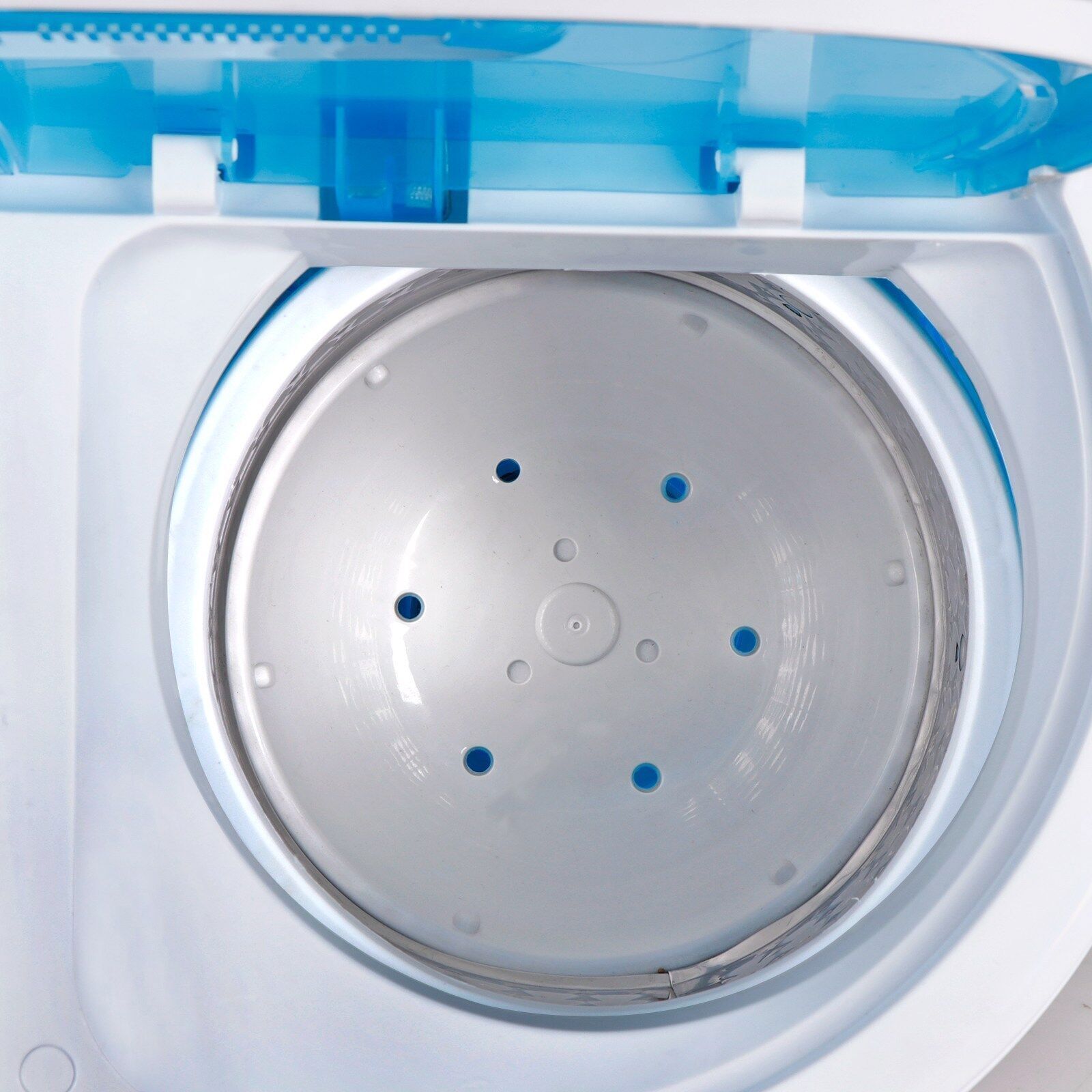 Portable Compact Washing Machine 10lbs Twin Tub Washer Spin Dryer Gravity Drain