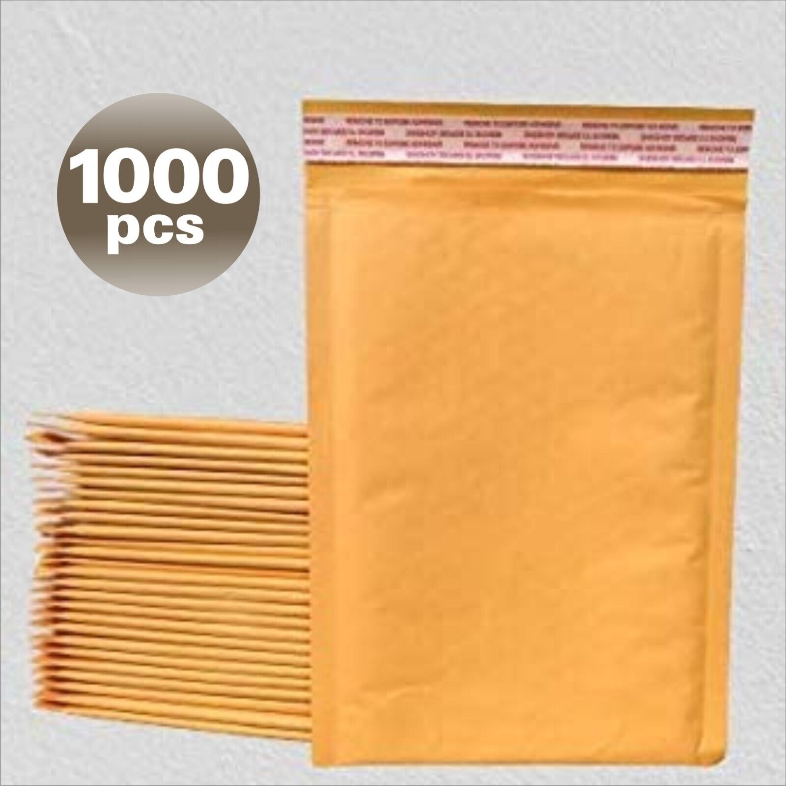 Poly1000pcs#000Kraft Bubble Envelopes Mailers(Inner 4x7)(Economy Quality-Thinner