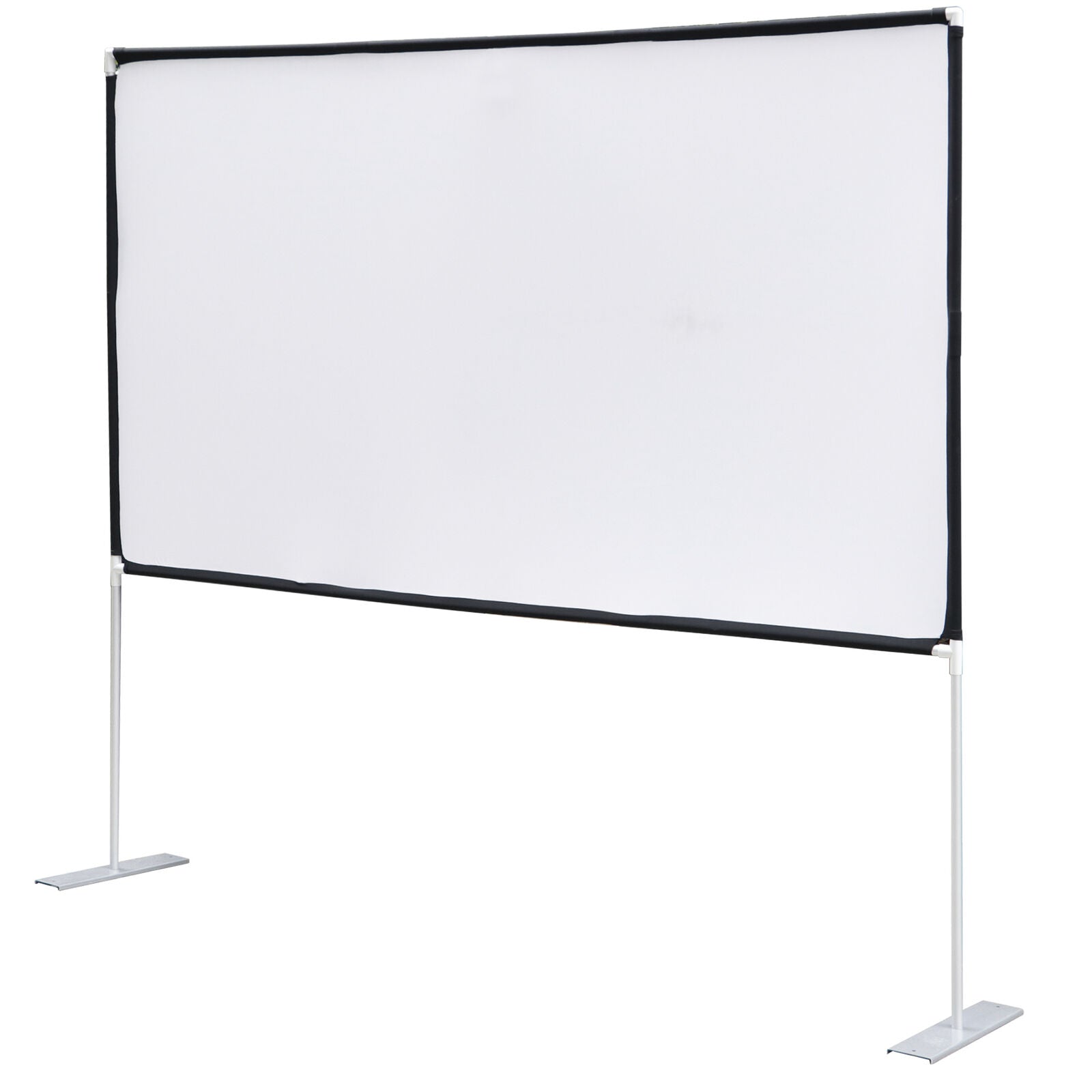 Projector Screen with Stand 100 inch Portable Projection Screen 16:9 4K Theater