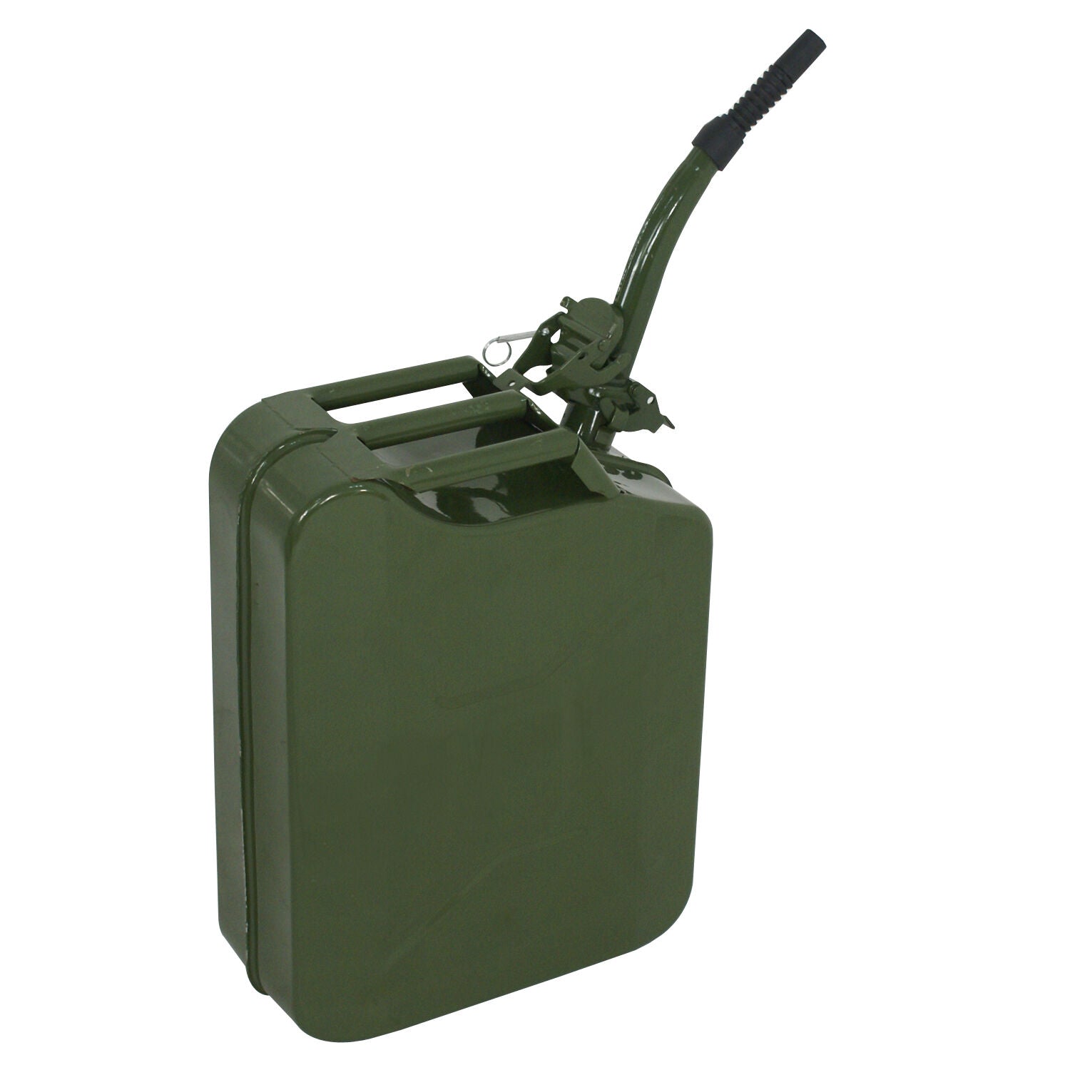 4PC 5 Gallon Military Style Jerry Green Can Storage Steel Tank 20L