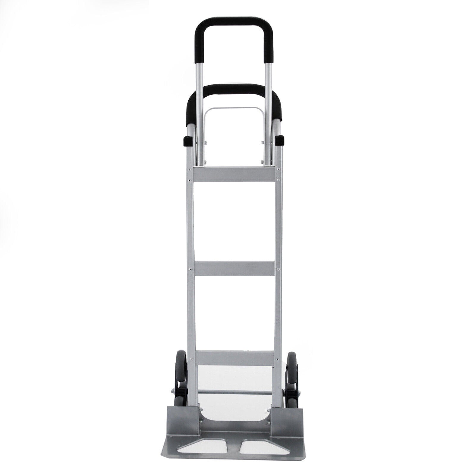 2 IN 1 Stair Climbing Hand Truck Heavy Duty 550lbs Aluminum Cart Dolly W/ Wheels