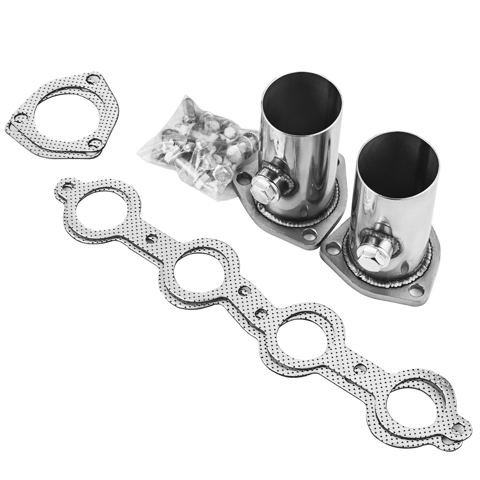 Set LS Swap Exhaust Headers For Chevy LS1 LS2 LS3 LS6 LS9 S10 SUV Truck Super