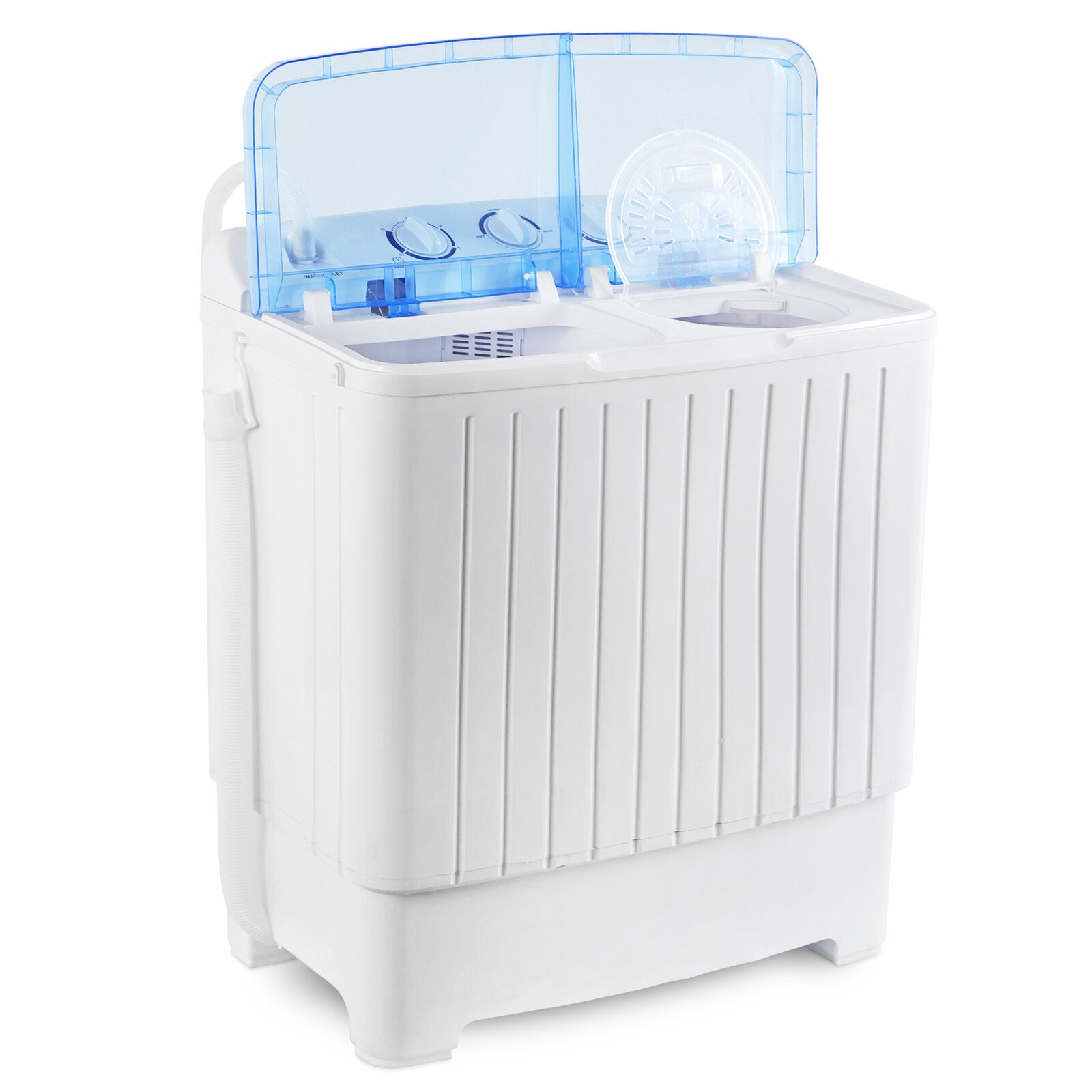 Mini Compact Twin Tub Portable Washing Machine 17.6lbs Washer w/ Wash and Spin