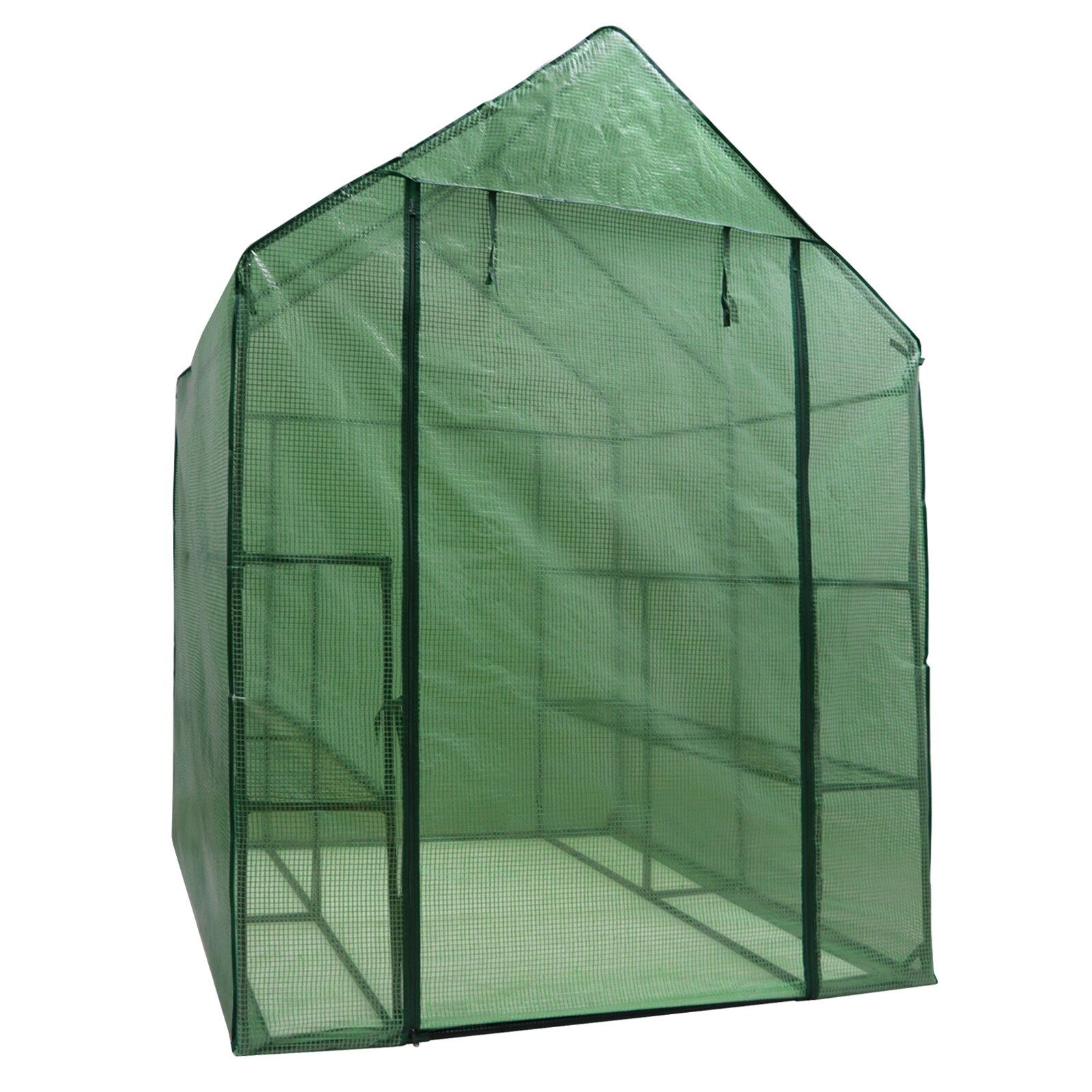 8 Shelves 3 Tiers Walk In Greenhouse for Planter Portable Green House Outdoor