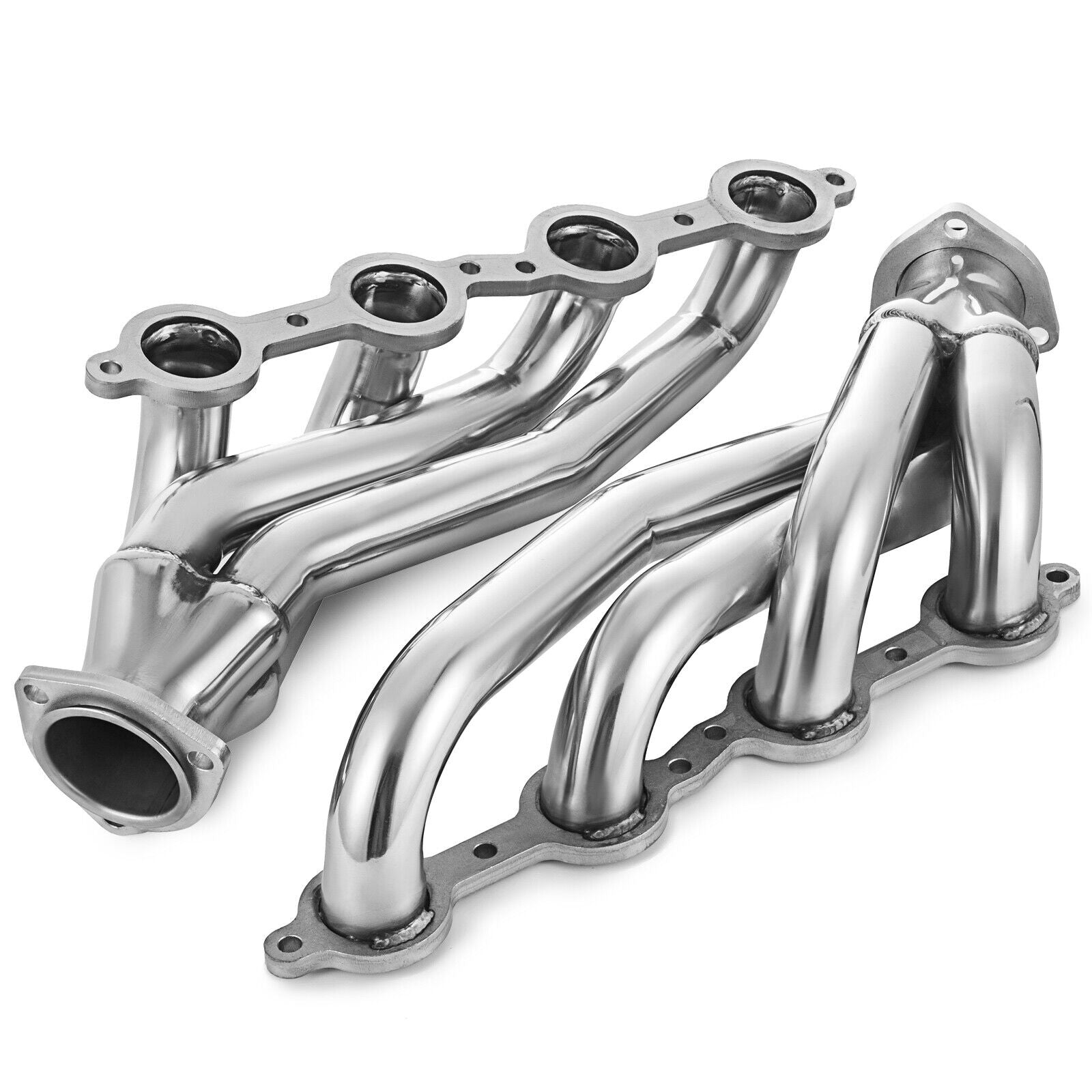 Set LS Swap Exhaust Headers For Chevy LS1 LS2 LS3 LS6 LS9 S10 SUV Truck Super