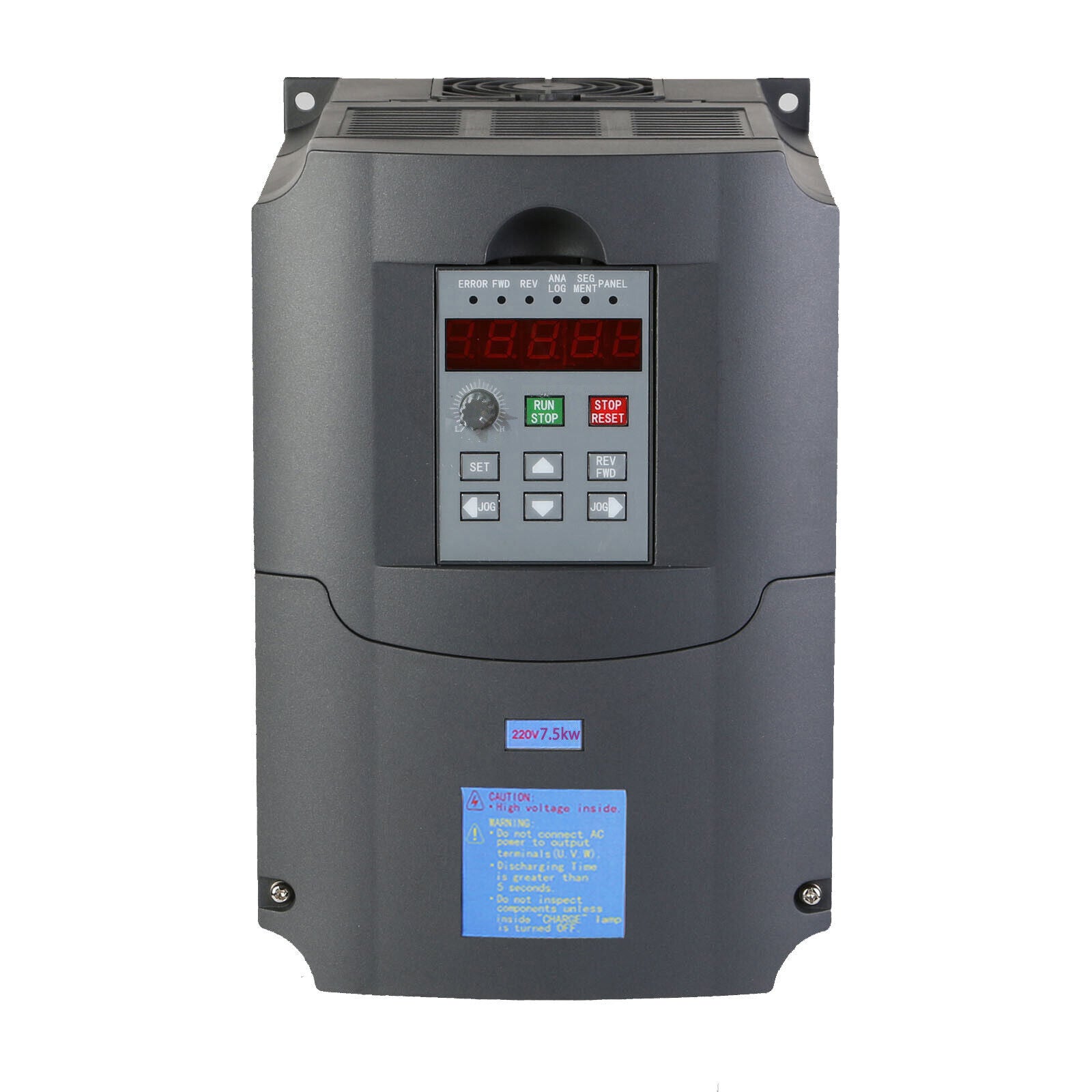 10HP 220V 7.5KW SINGLE PHASETO 3 PHASE VARIABLE FREQUENCY DRIVE VFD INVERTER