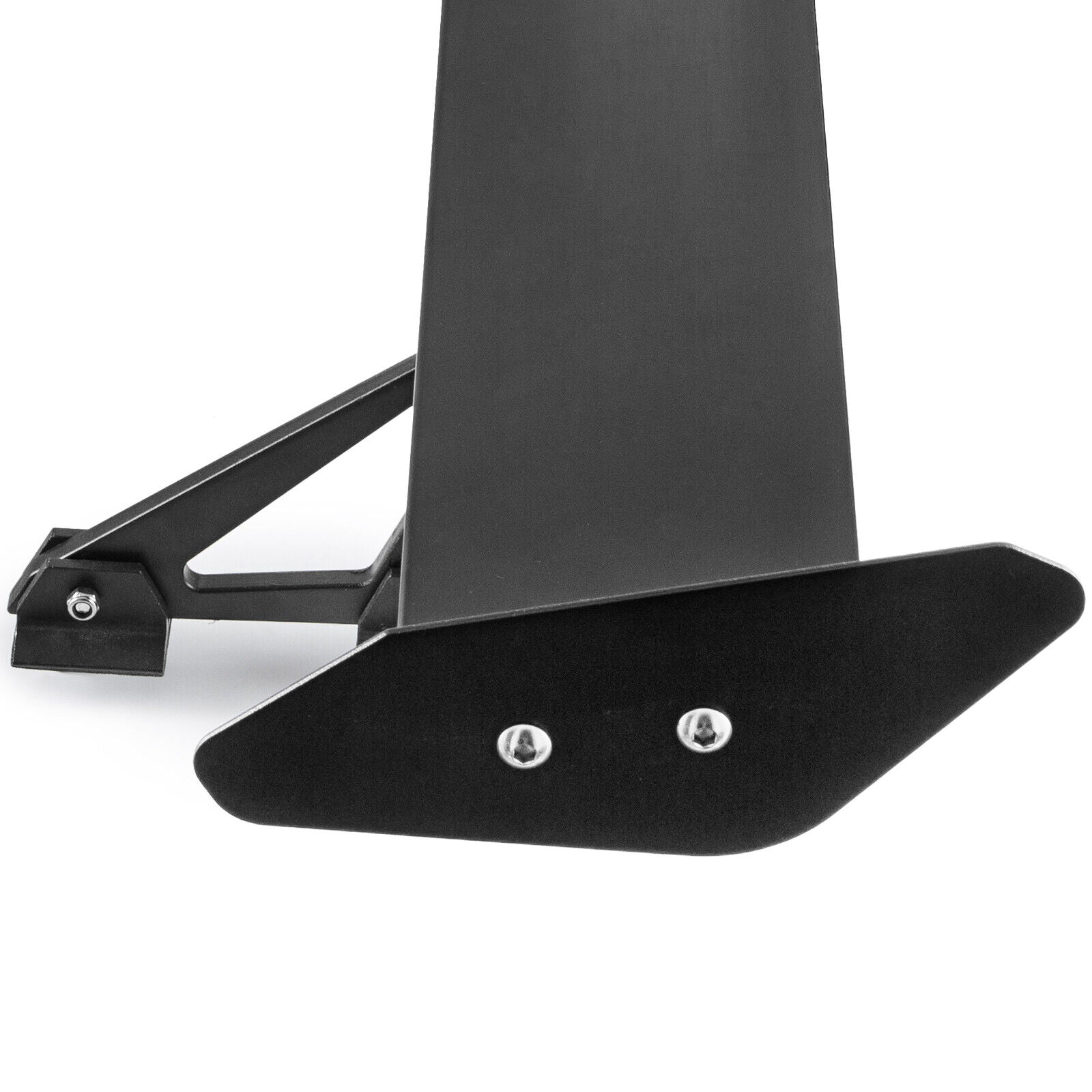 Single Rear GT Wing 43.3in Racing Spoiler Adjustable Angel Single-Deck Aluminum