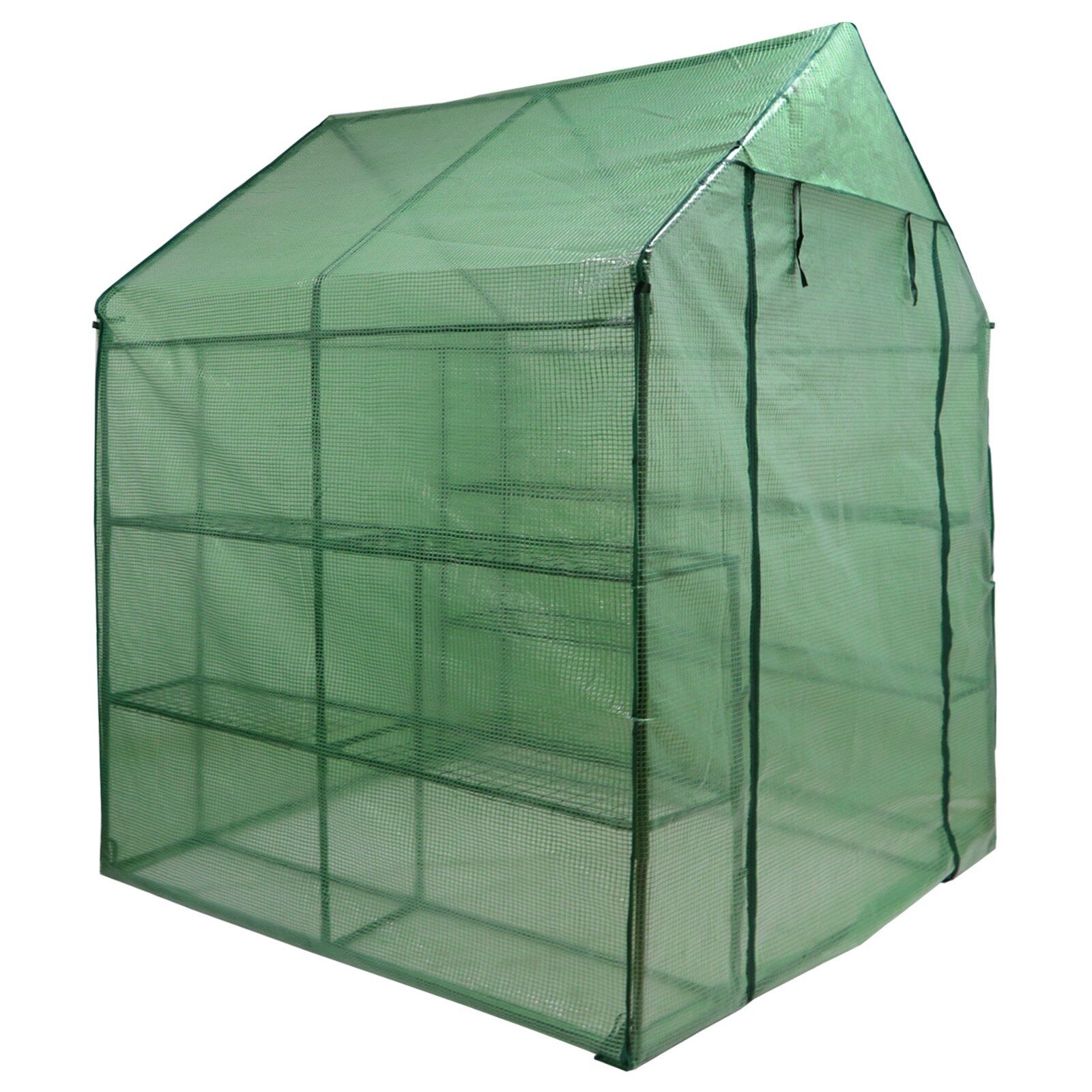 8 Shelves 3 Tiers Walk In Greenhouse for Planter Portable Green House Outdoor