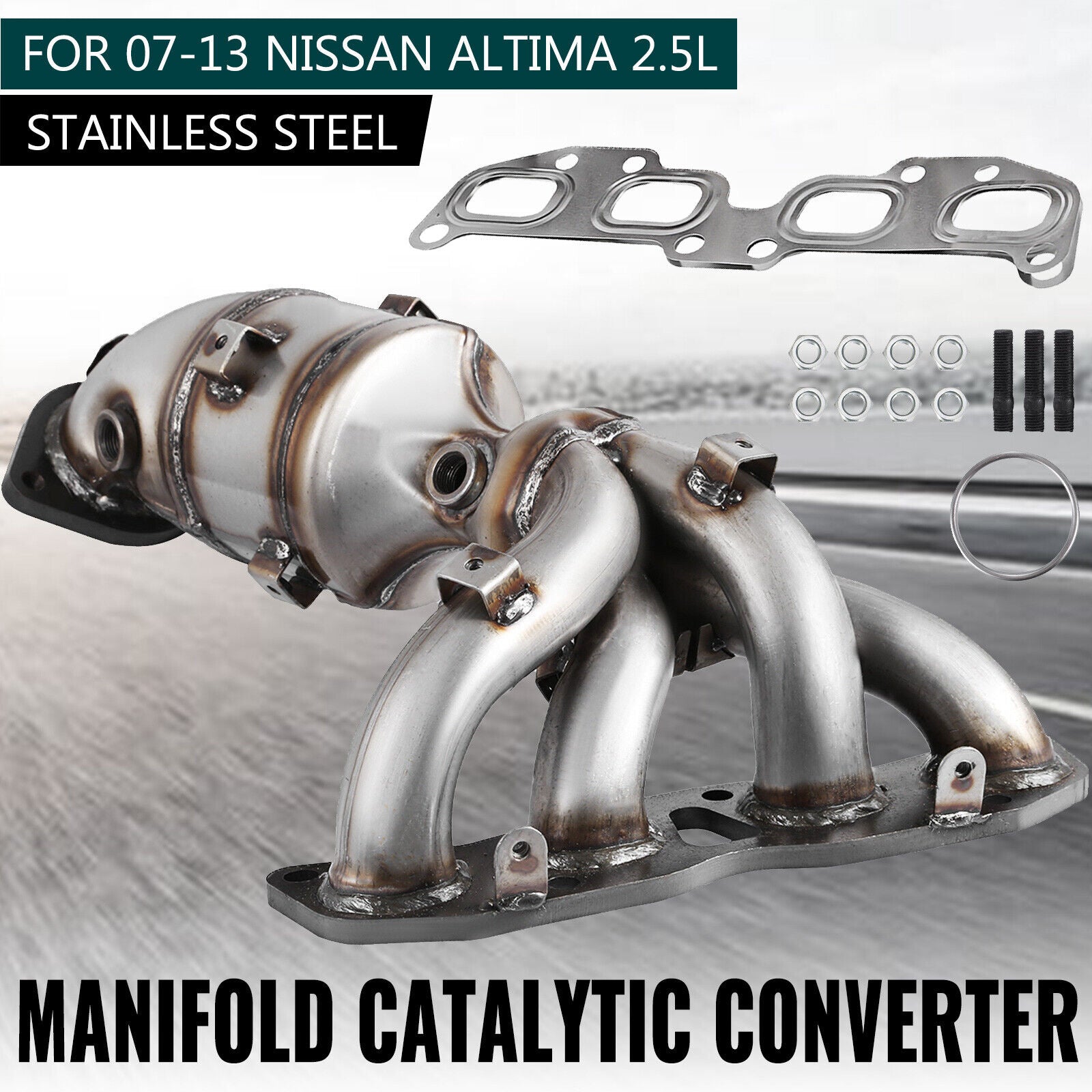 Manifold Catalytic Converter Direct Fit 2007-2013 Nissan Altima OBDII 2.5L