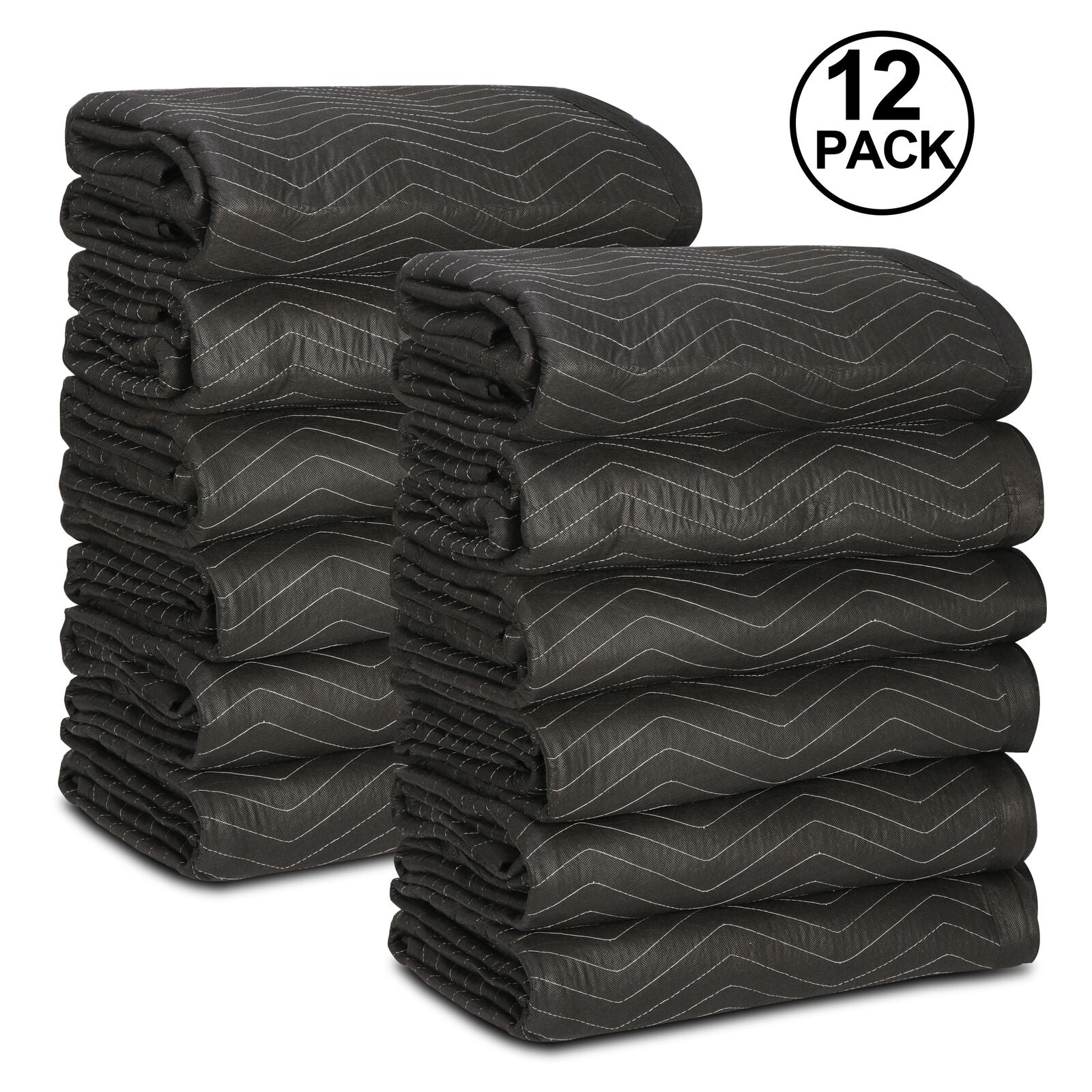 12 Heavy Duty Moving Packing Blankets Ultra Thick Pro 72