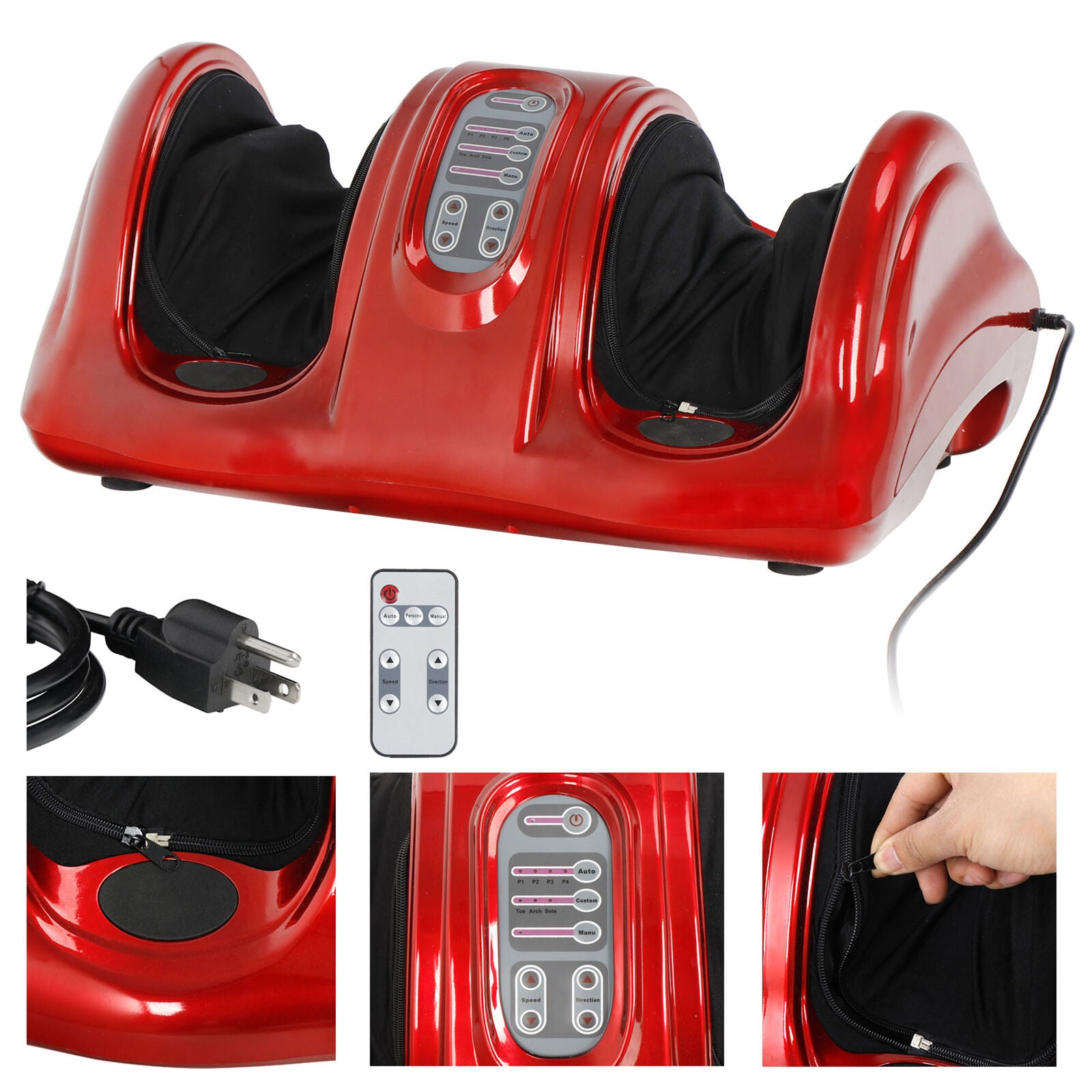 Foot Massager Machine Shiatsu Home With Switchable Kneading Rolling Massage