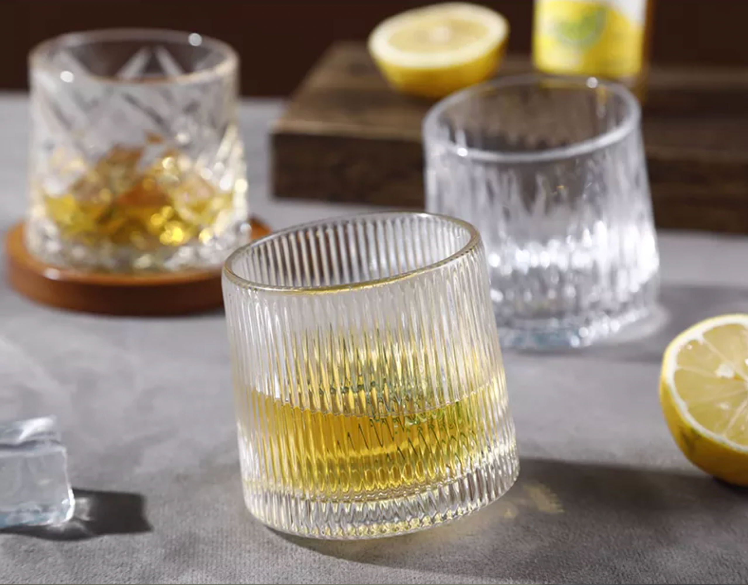 Spinning Whiskey Tumbler