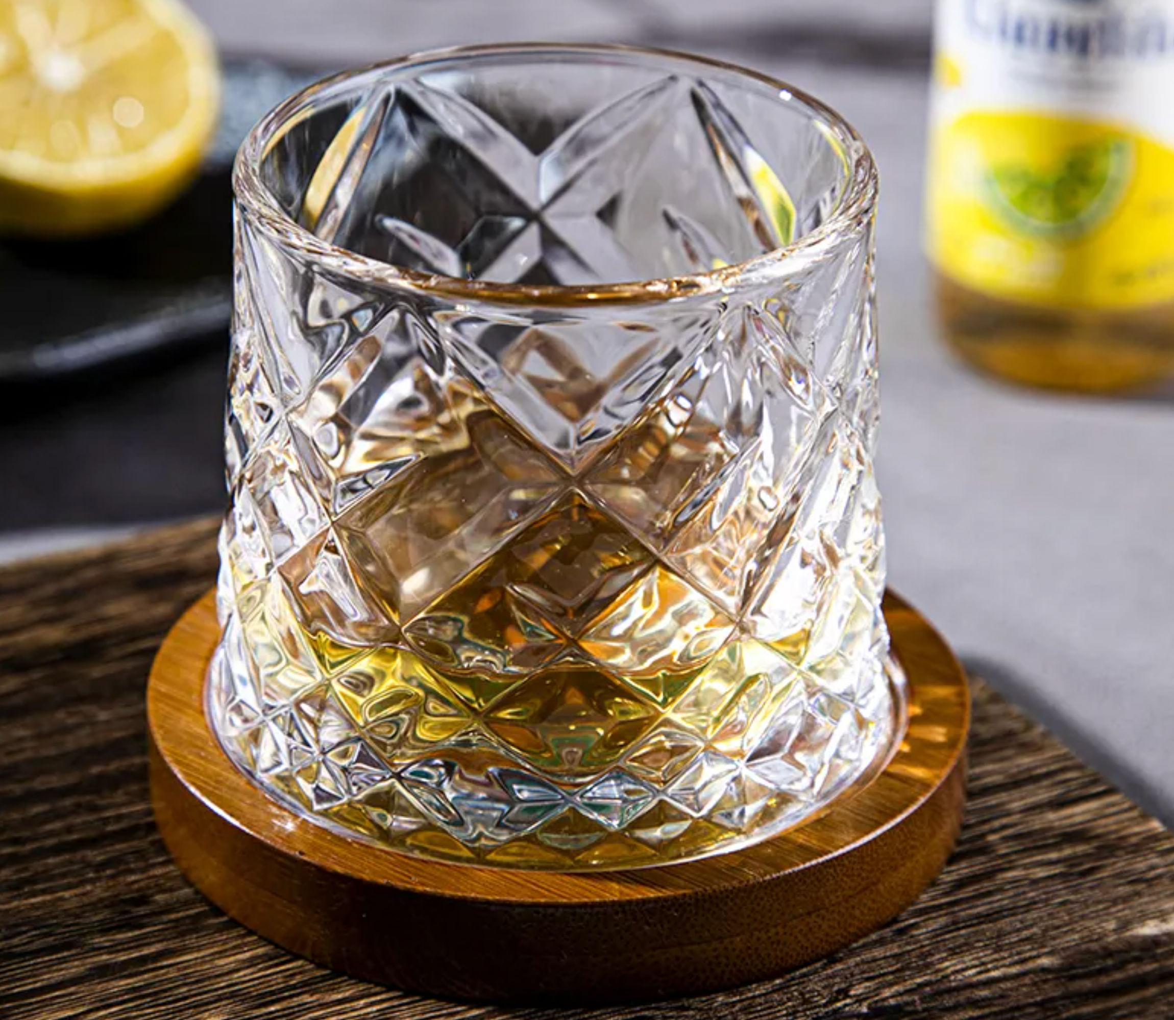 Spinning Whiskey Tumbler