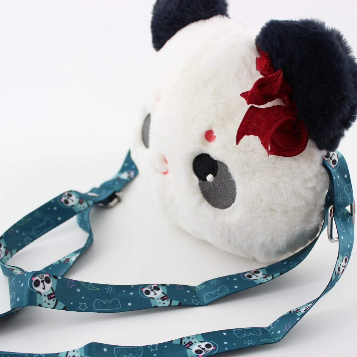 Panda Plush Bag Crossbody Purse Kawaii Cartoon Purse for Girls