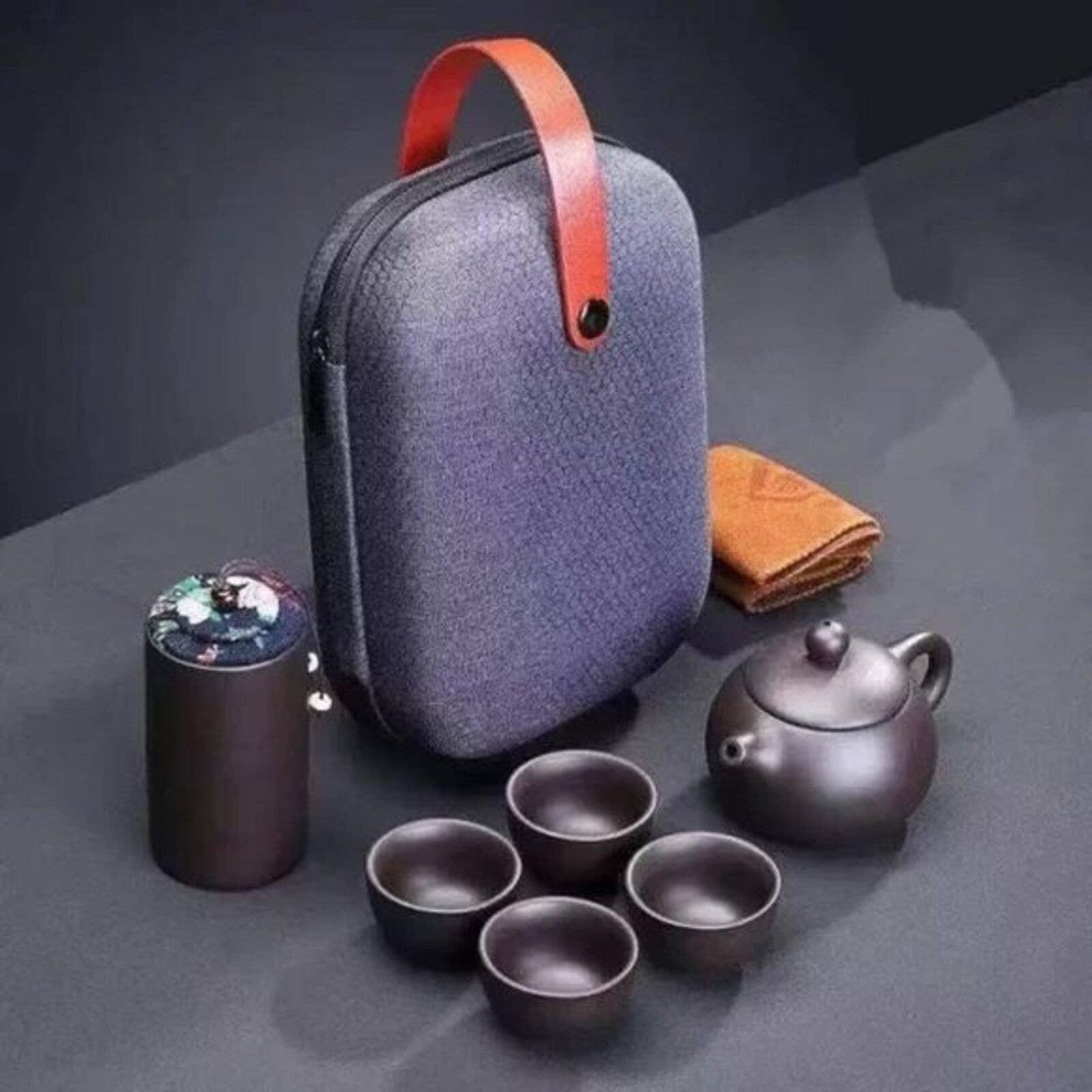 Chinese Tea Set with Travel Case