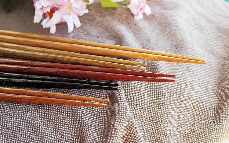 Multi-Colors Japanese Wooden Chopsticks Sets