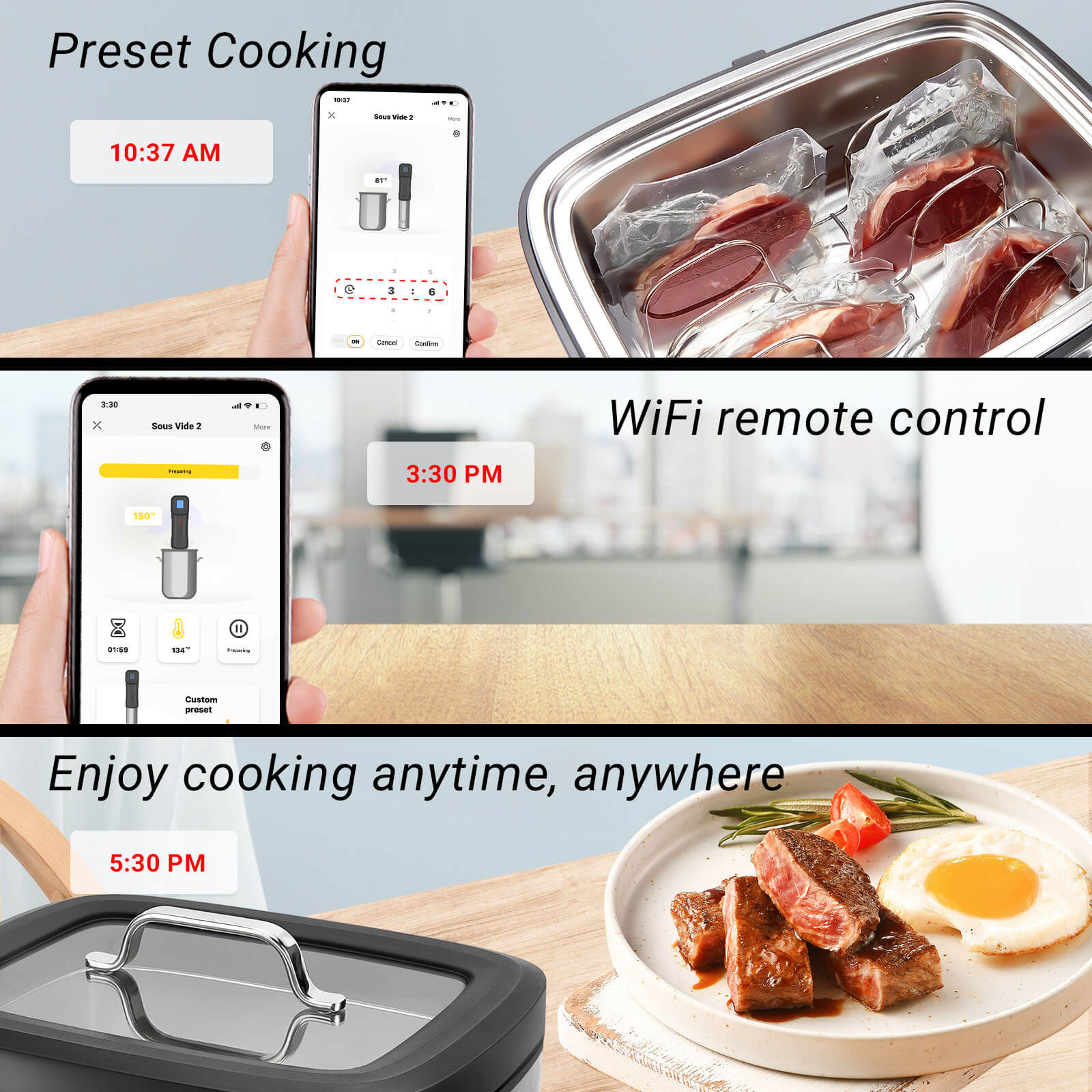 All-In-One Sous Vide Cooker ISV-500W