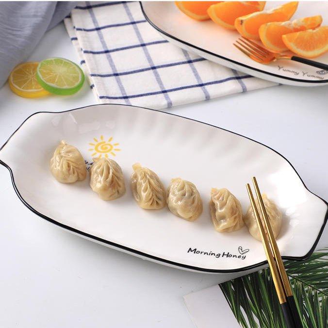 Honeymoon Ceramic Breakfast Plates