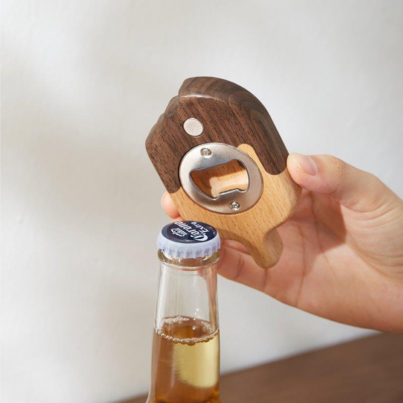 Handcrafted Popsicle Shaped Wooden Beer Bottle Opener