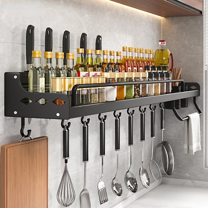 Wall-mounted Kitchen Storage Shelf