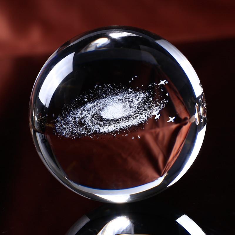 Andromeda - Engraved Galaxy Sphere