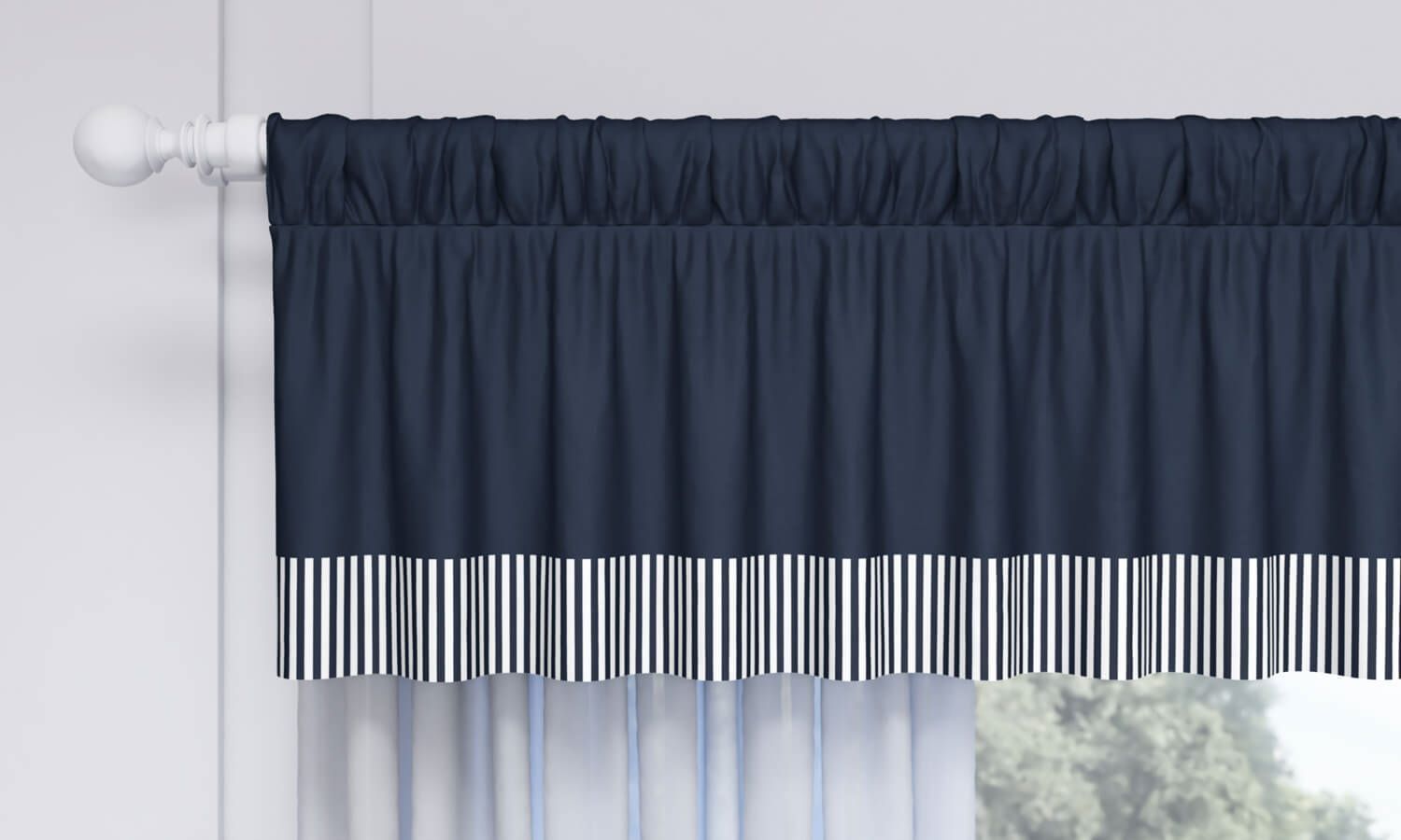 Navy Blue Luxury Curtain 70