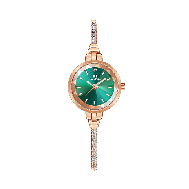 LADIES COPPER SLIM BRACELET WRISTWATCH