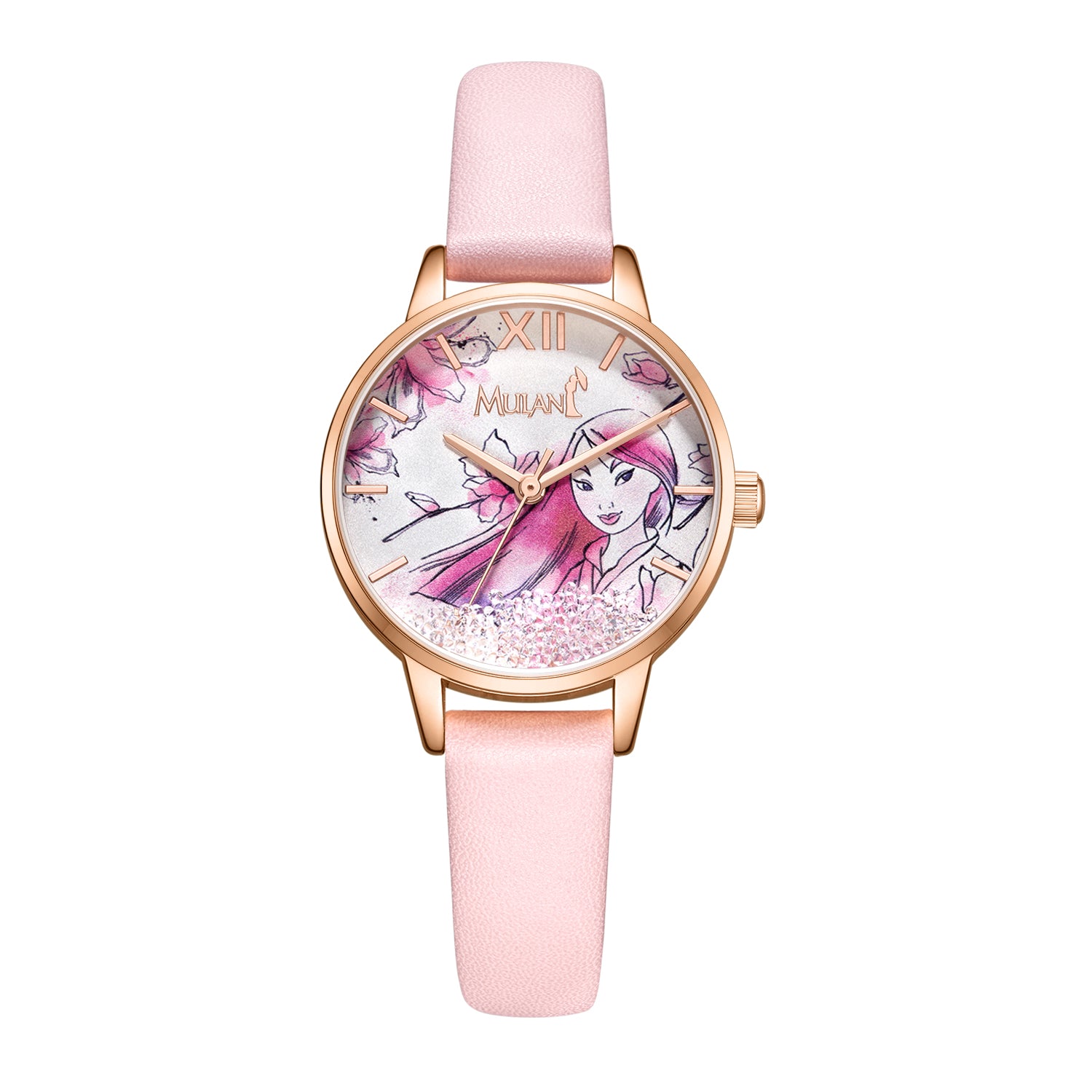 WOMEN WATERPROOF STAINLESS STEEL STRAP WATCH