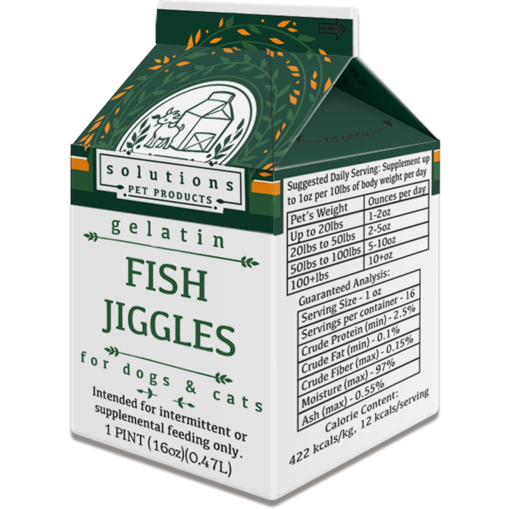 Solutions- Fish Jiggles 16oz