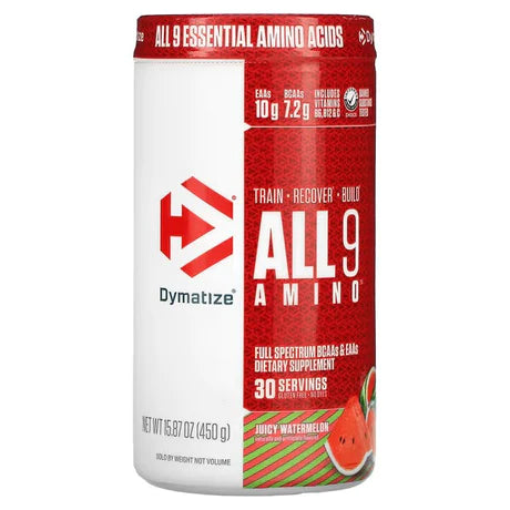 Dymatize, ALL9AMINO, Juicy Watermelon, 15.87 oz (450 g)