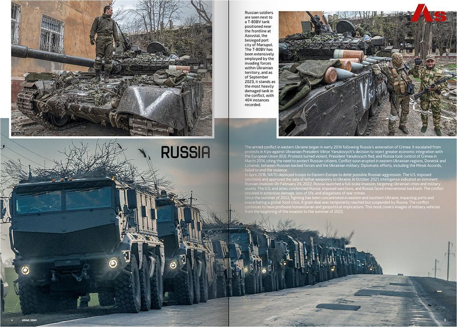 Pla Editions Abrams Squad References 10 Ukraine at War Vol.1 Invasion ! ASREF10