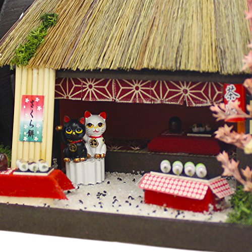 Billy handmade doll house kit Thatched House Kit teahouse 8441 NEW from Japan