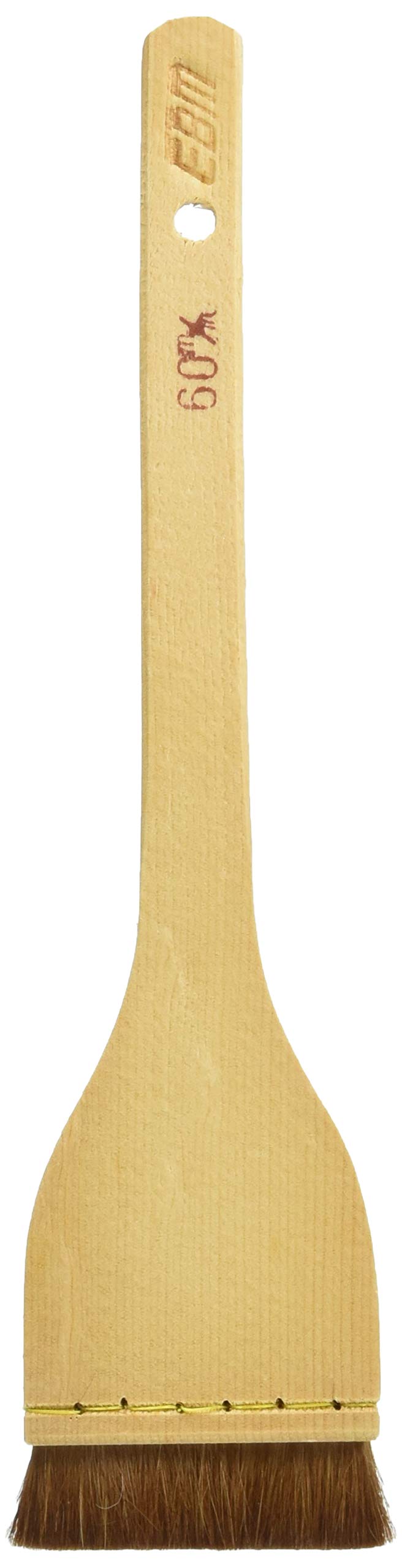 EBM Wooden Handle Edo-style sushi brush 60mm Brush Length 15mm for Professional