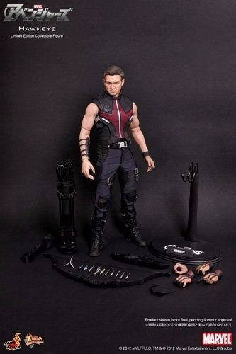 Movie Masterpiece Avengers HAWKEYE 1/6 Scale Action Figure Hot Toys from Japan