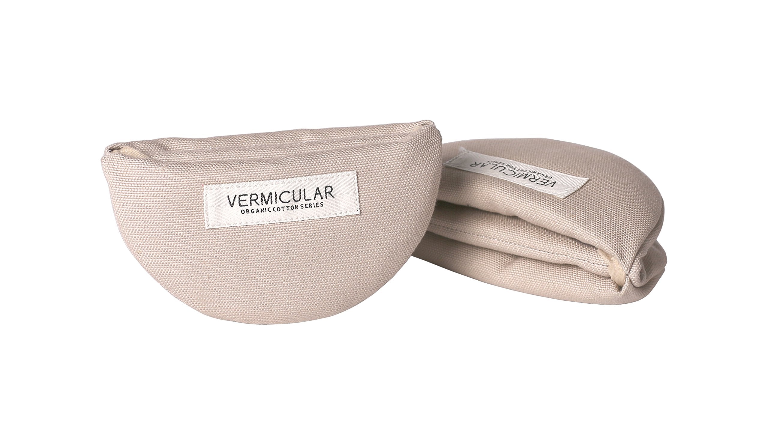 Vermicular Organic Cotton Pot Holder Set of 2 (1 pair) Pot Grabed Beige BG NEW