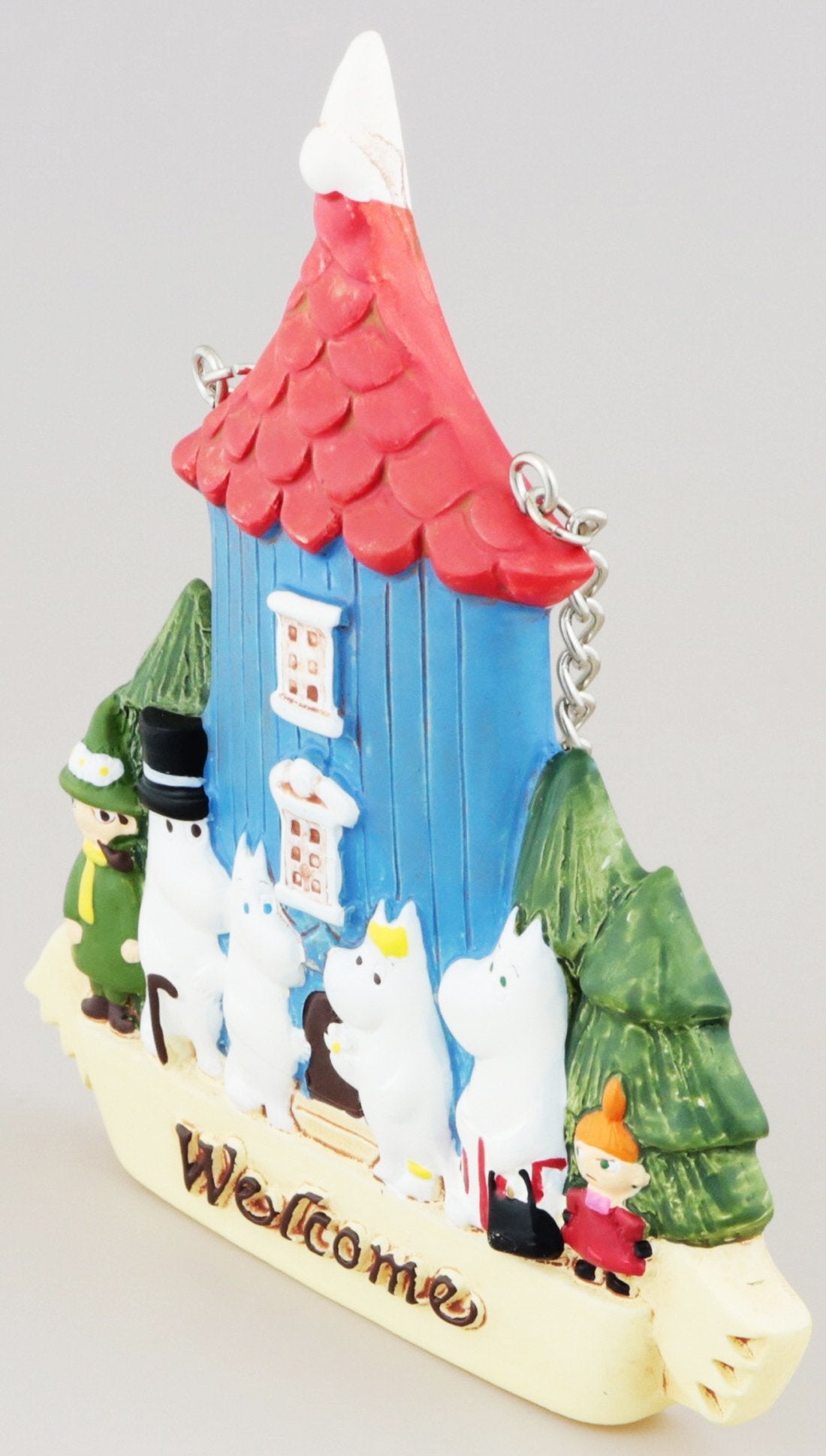 Sun Farm Moomin Welcome Board Moomin Mansion KC5086 Resin Multi Color NEW